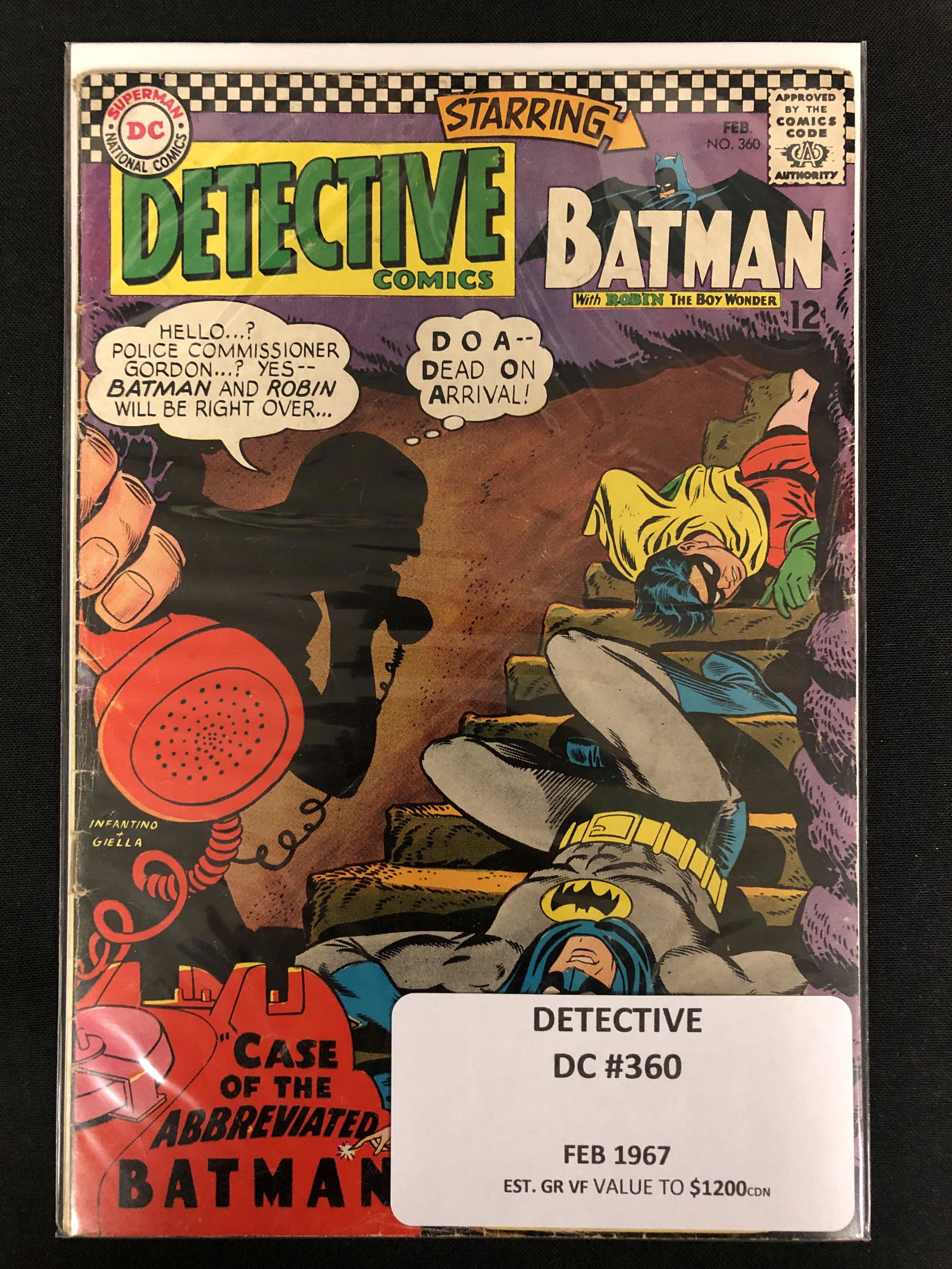 DETECTIVE COMICS #360 (DC COMICS 1967) (1 of 1)