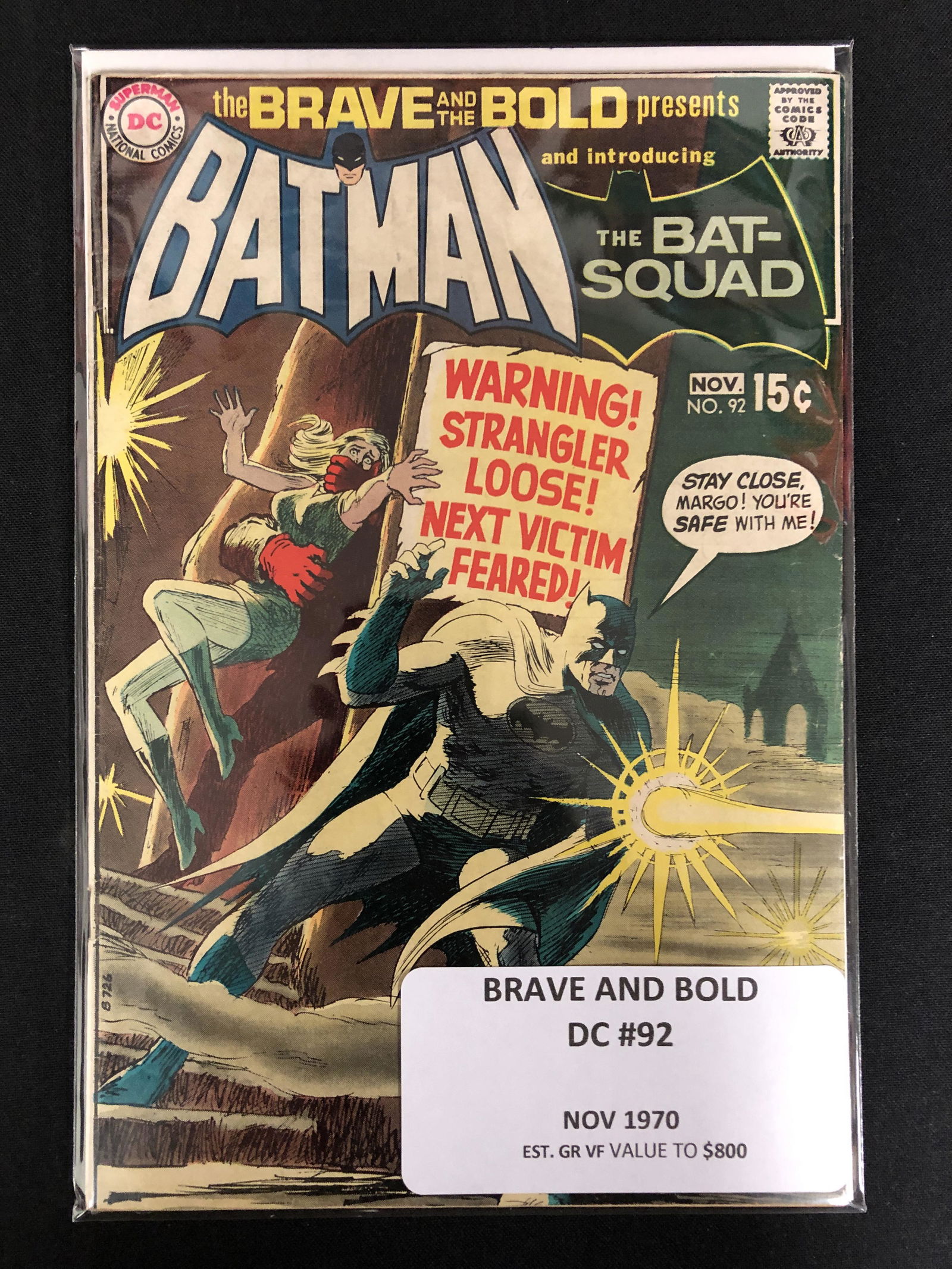 THE BRAVE AND THE BOLD #92 (DC COMICS) (1 of 1)