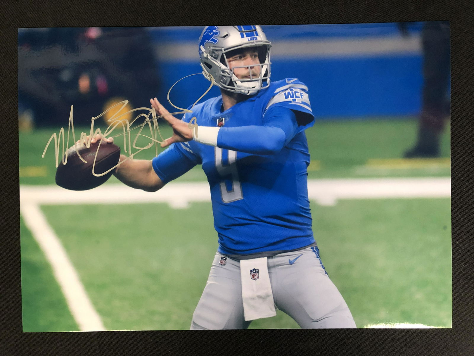 MATTHEW STAFFORD SIGNED 8X10 PHOTO (RA COA) (1 of 3)