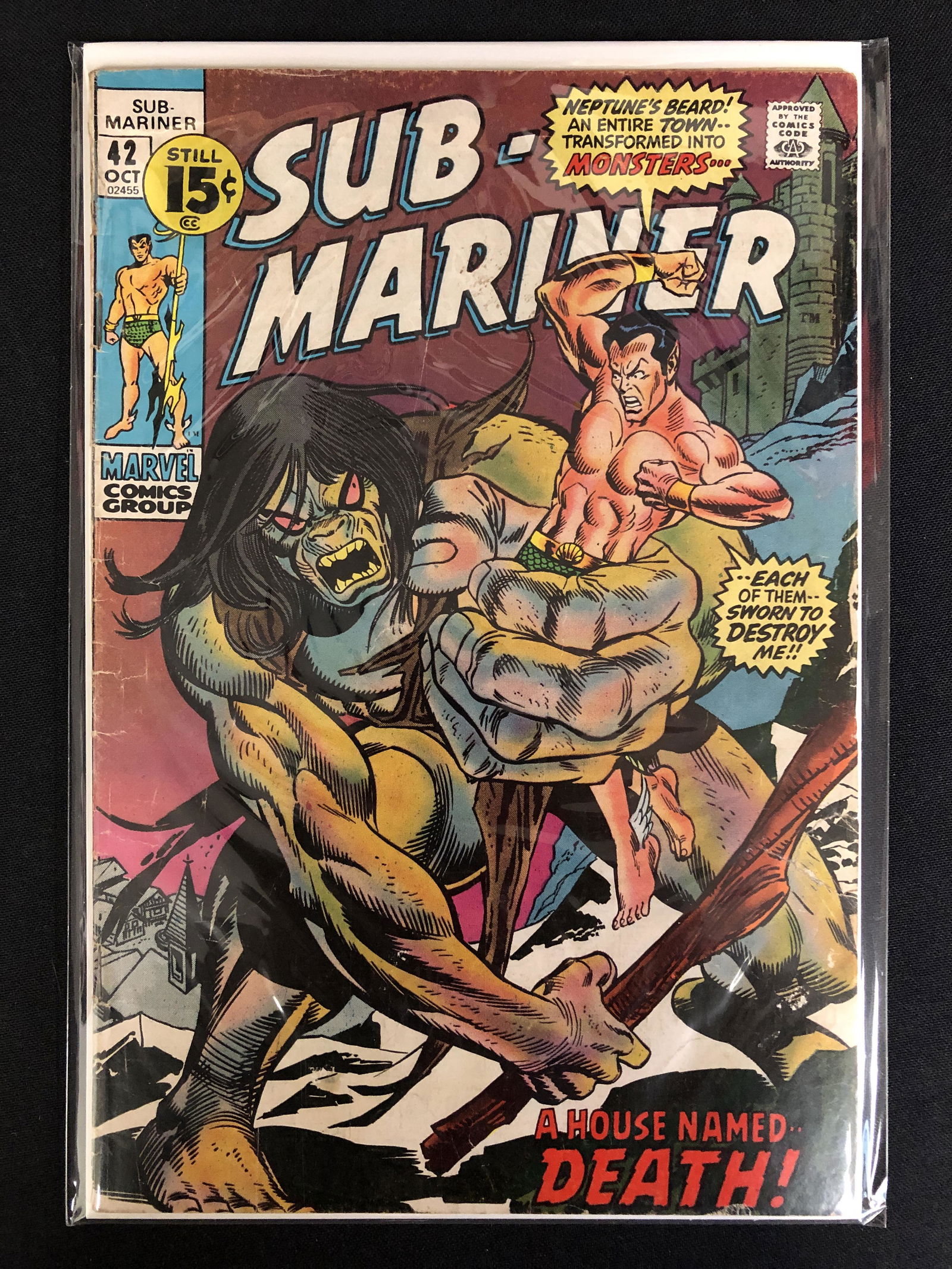 SUB-MARINER #42 (MARVEL COMICS) (1 of 1)