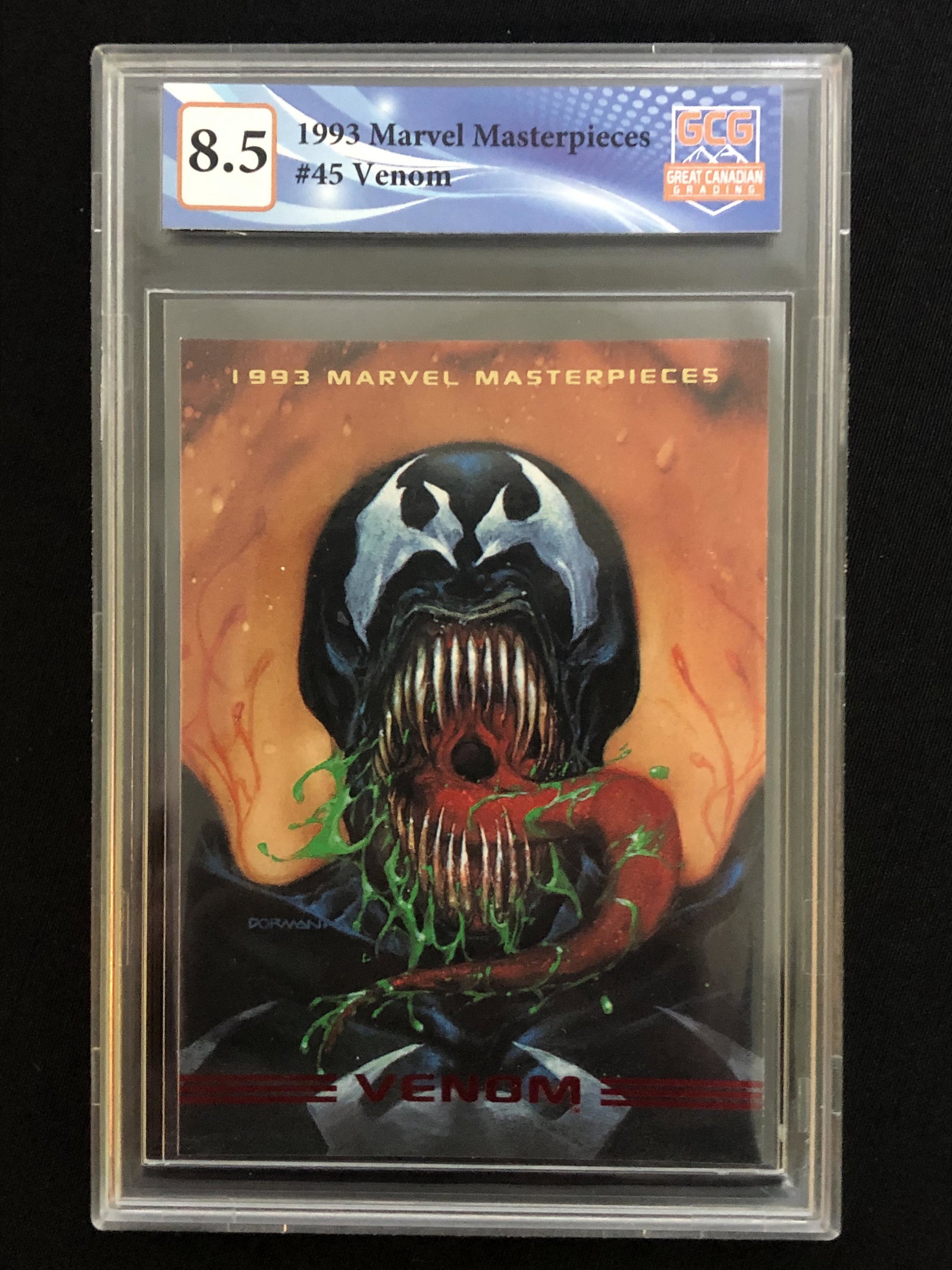 1993 MARVEL MASTERPIECES #45 VENOM (GCG 8.5): 1993 MARVEL MASTERPIECES #45 VENOM (GCG 8.5)