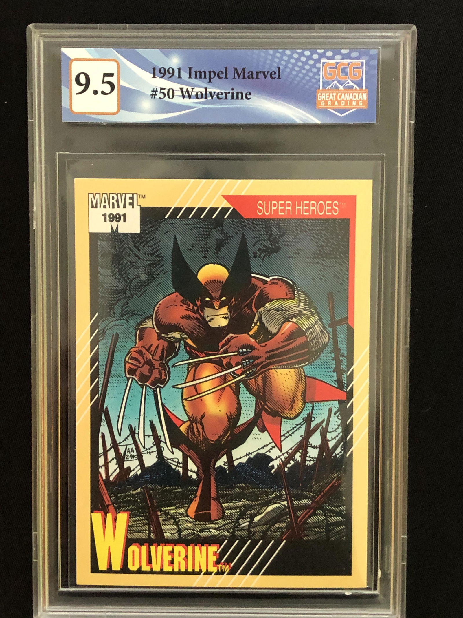 1991 IMPEL MARVEL #50 WOLVERINE (GCG 9.5) (1 of 1)