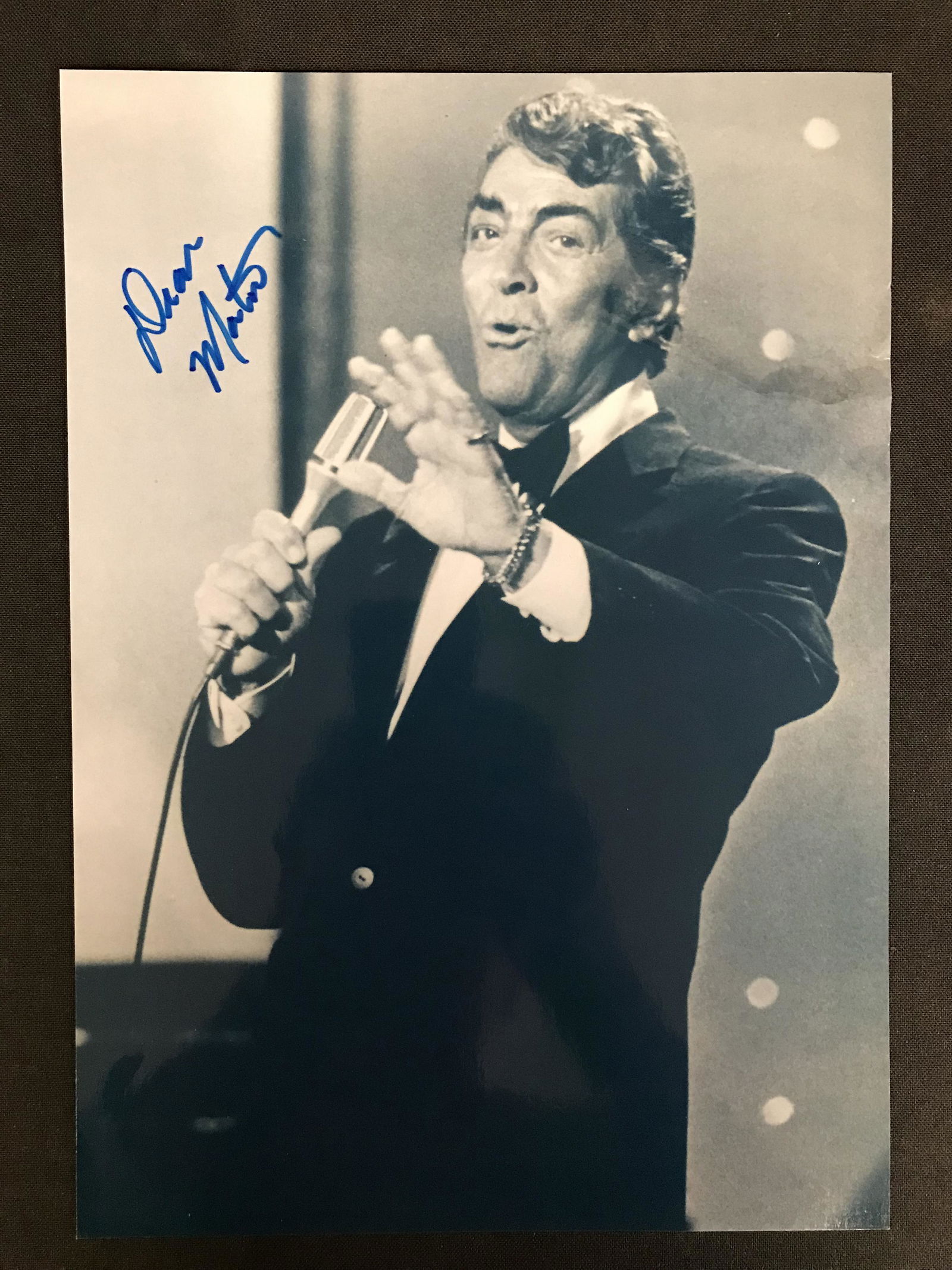 DEAN MARTIN SIGNED 8X10 PHOTO (RA COA) (1 of 3)