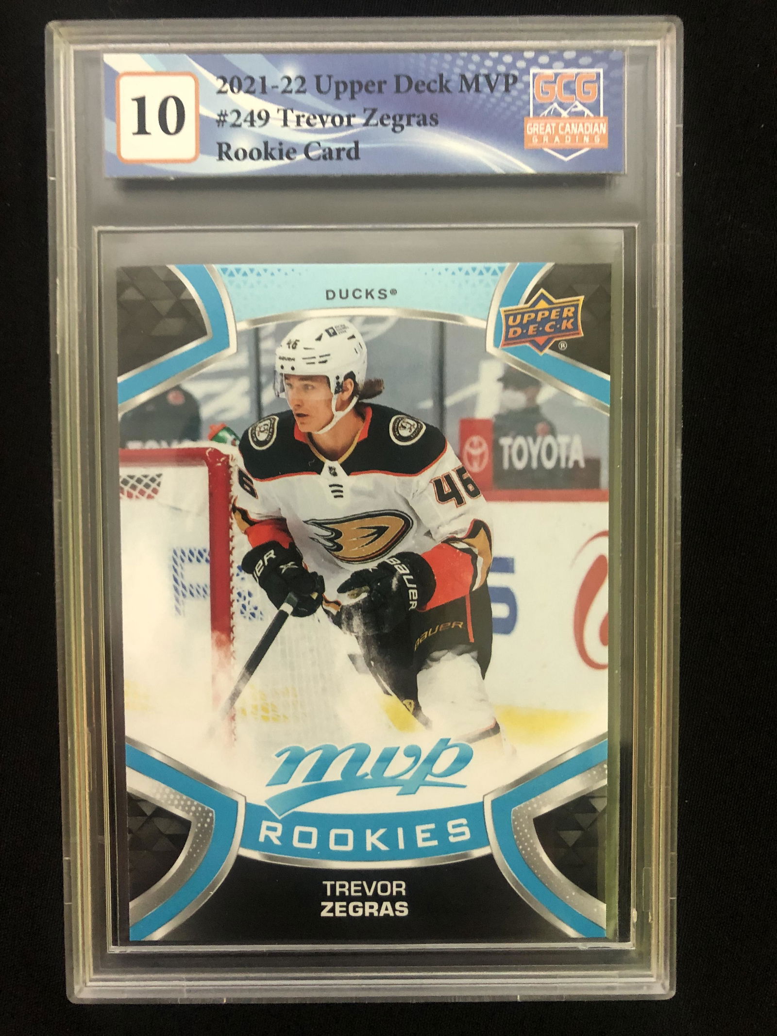 2021-22 UPPER DECK MVP #249 TREVOR ZEGRAS RC (GCG 10) (1 of 1)