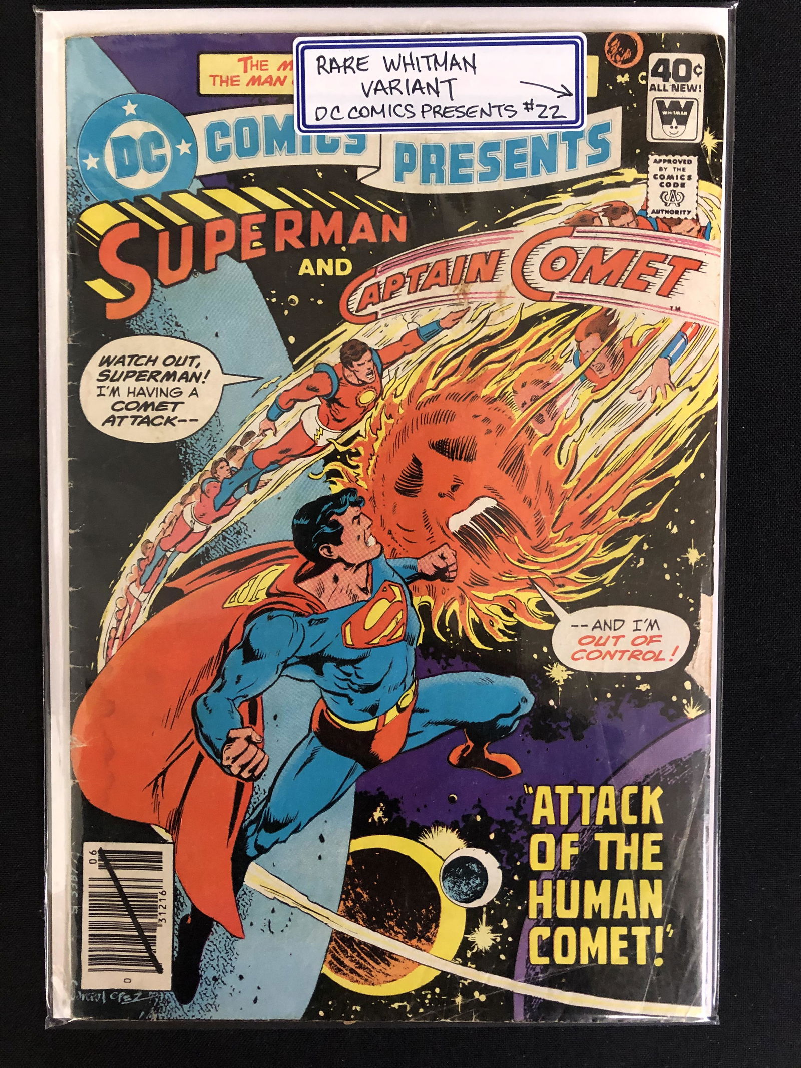 DC COMICS PRESENTS #22 (RARE WHITMAN VARIANT) (1 of 1)
