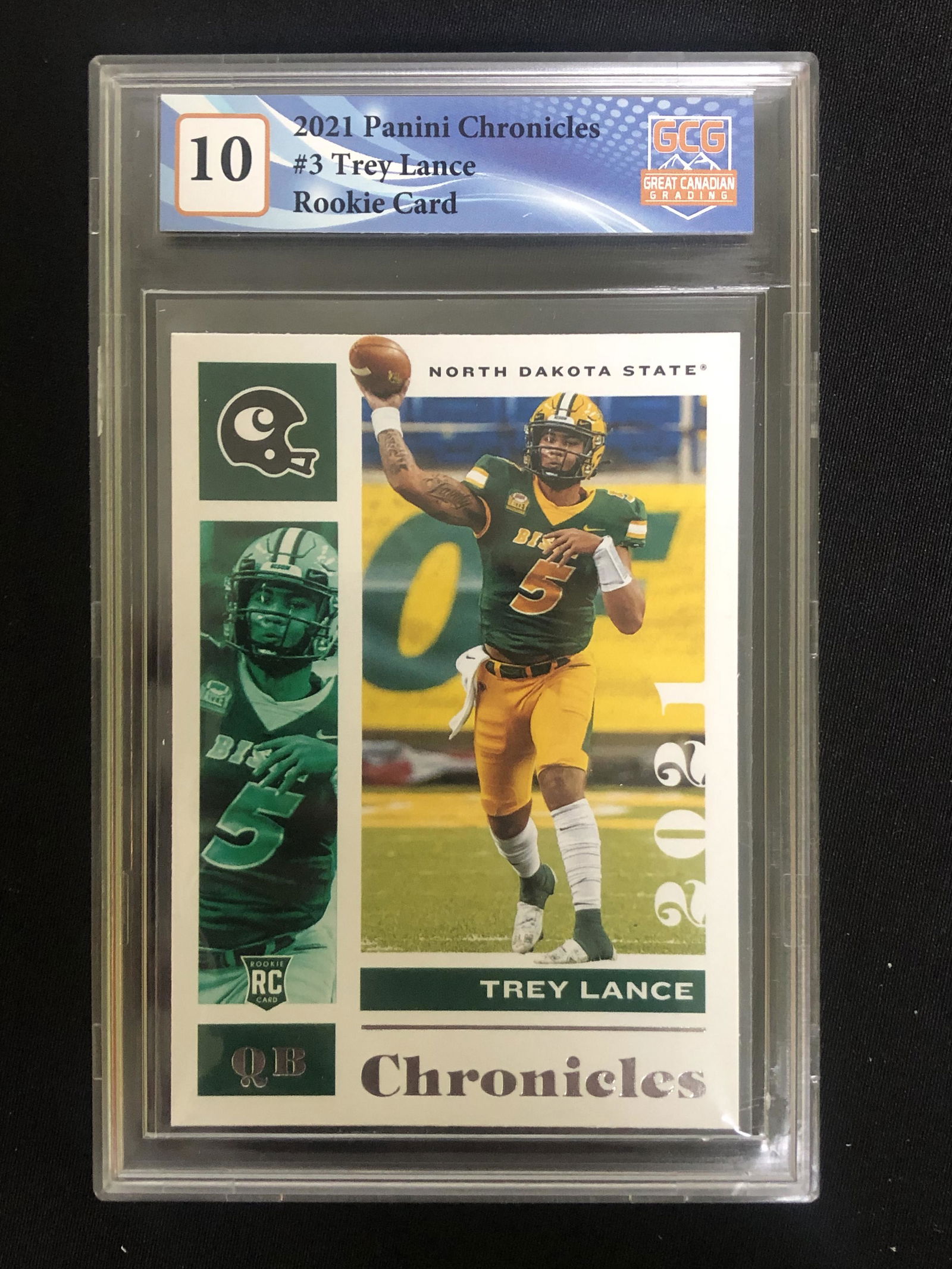 2021 PANINI CHRONICLES N0.3 TREY LANCE RC (GCG 10) (1 of 1)