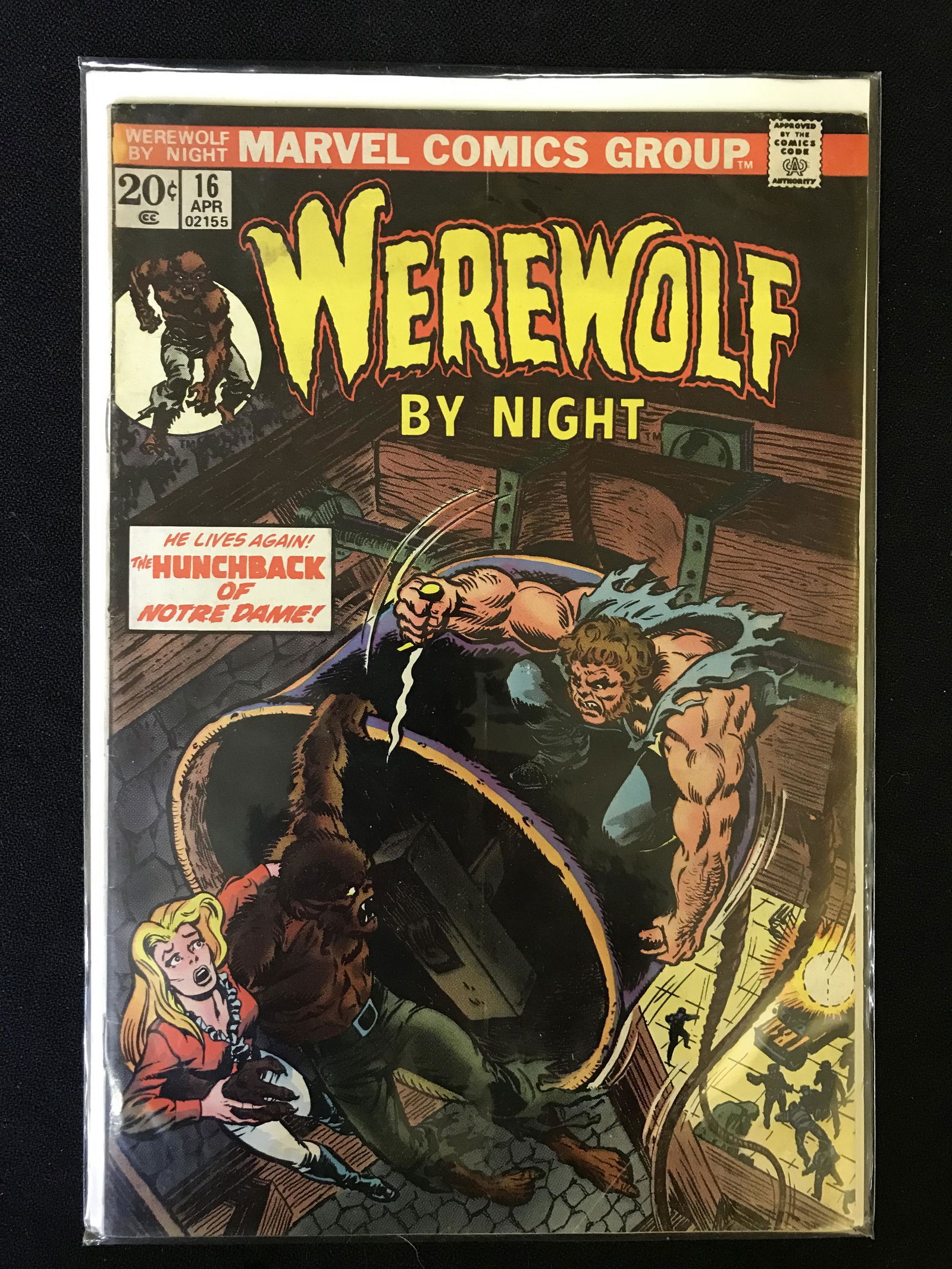 WEREWOLF BY NIGHT NO.16 (MARVEL COMICS) (1 of 1)