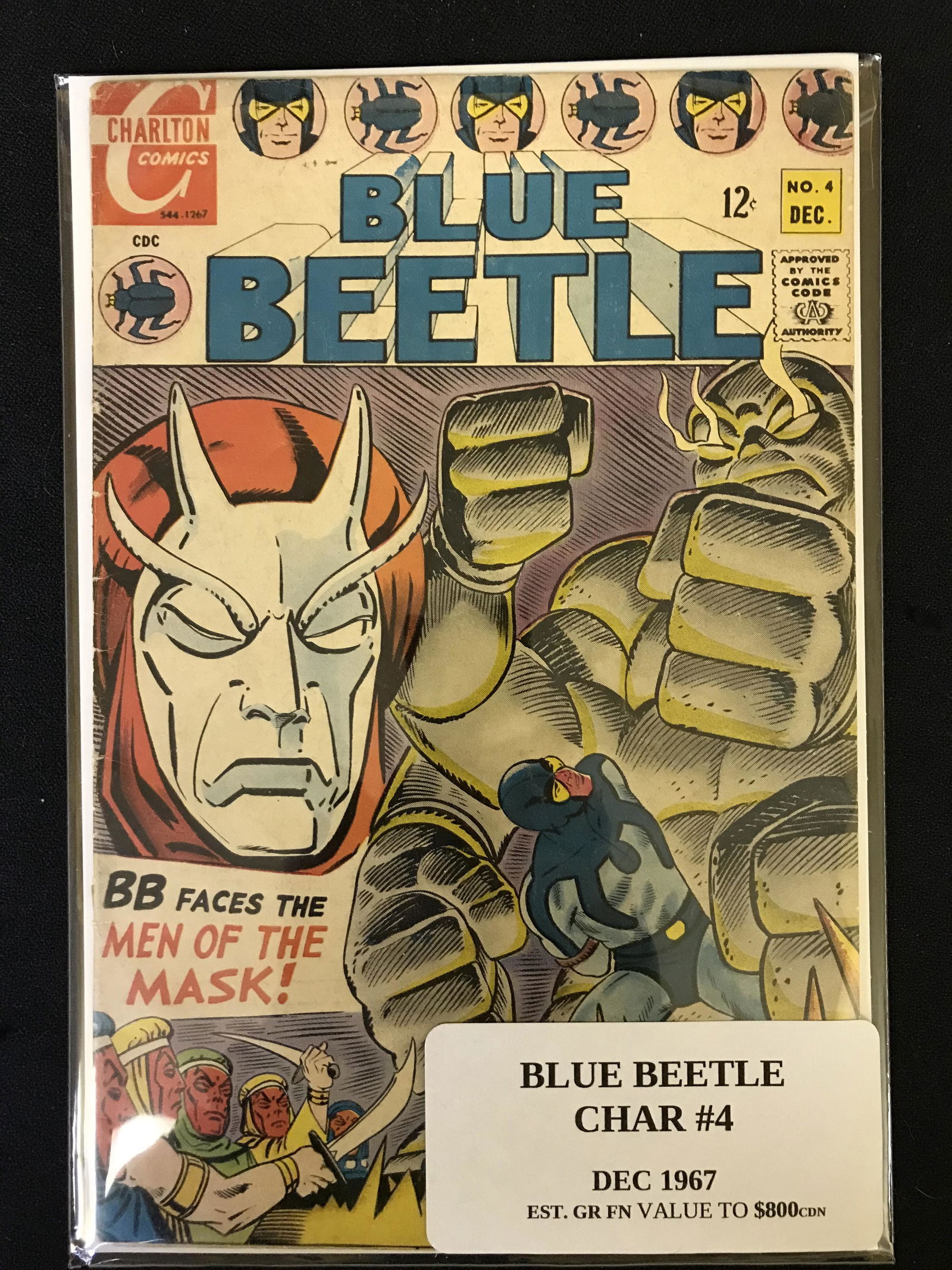 BLUE BEETLE NO.4 (CHARLTON COMICS 1967) (1 of 1)