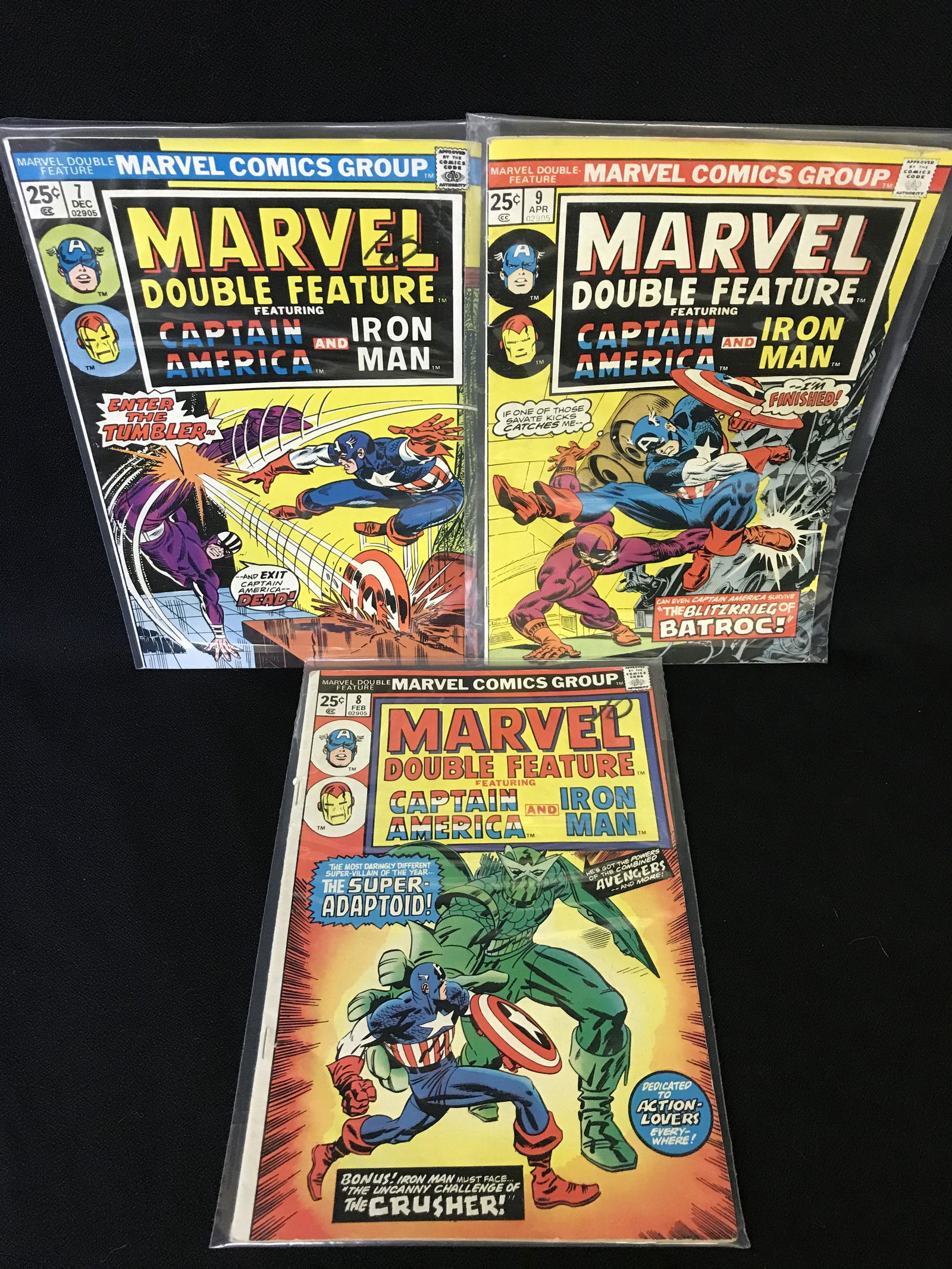 MARVEL DOUBLE FEATURE COMIC BOOK LOT (1 of 1)