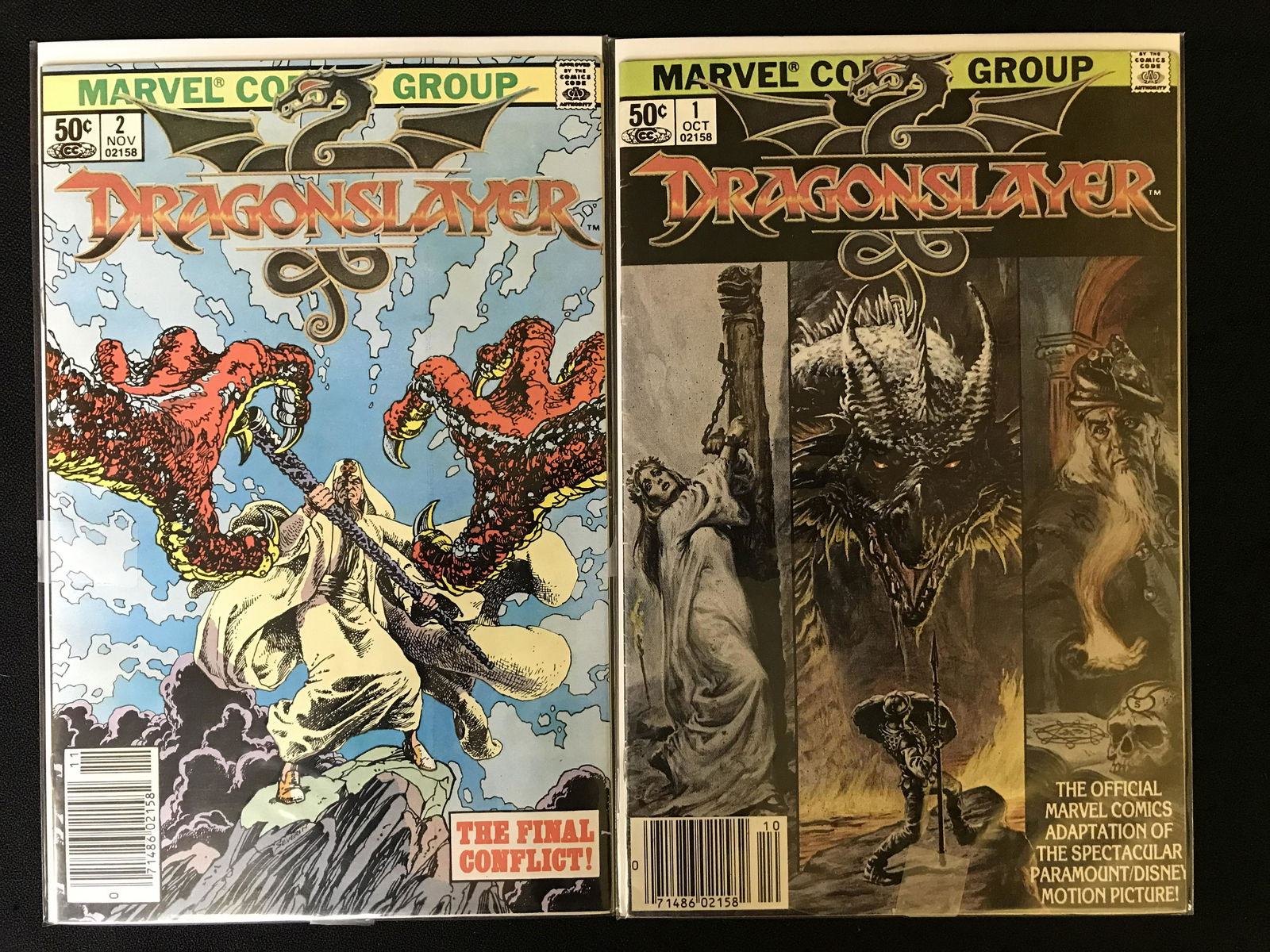 DRAGONSLAYER NO.1-2 (MARVEL COMICS) (1 of 1)