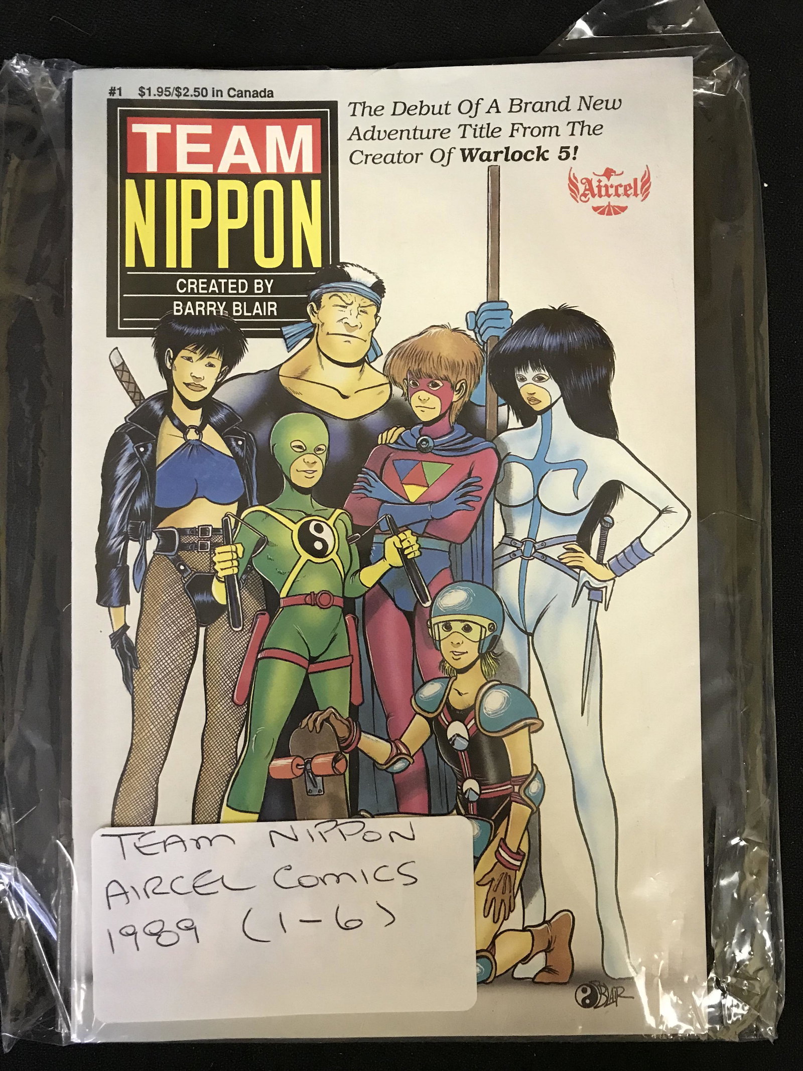 TEAM NIPPON NO.1-6 (AIRCEL COMICS 1989): TEAM NIPPON NO.1-6 (AIRCEL COMICS 1989)