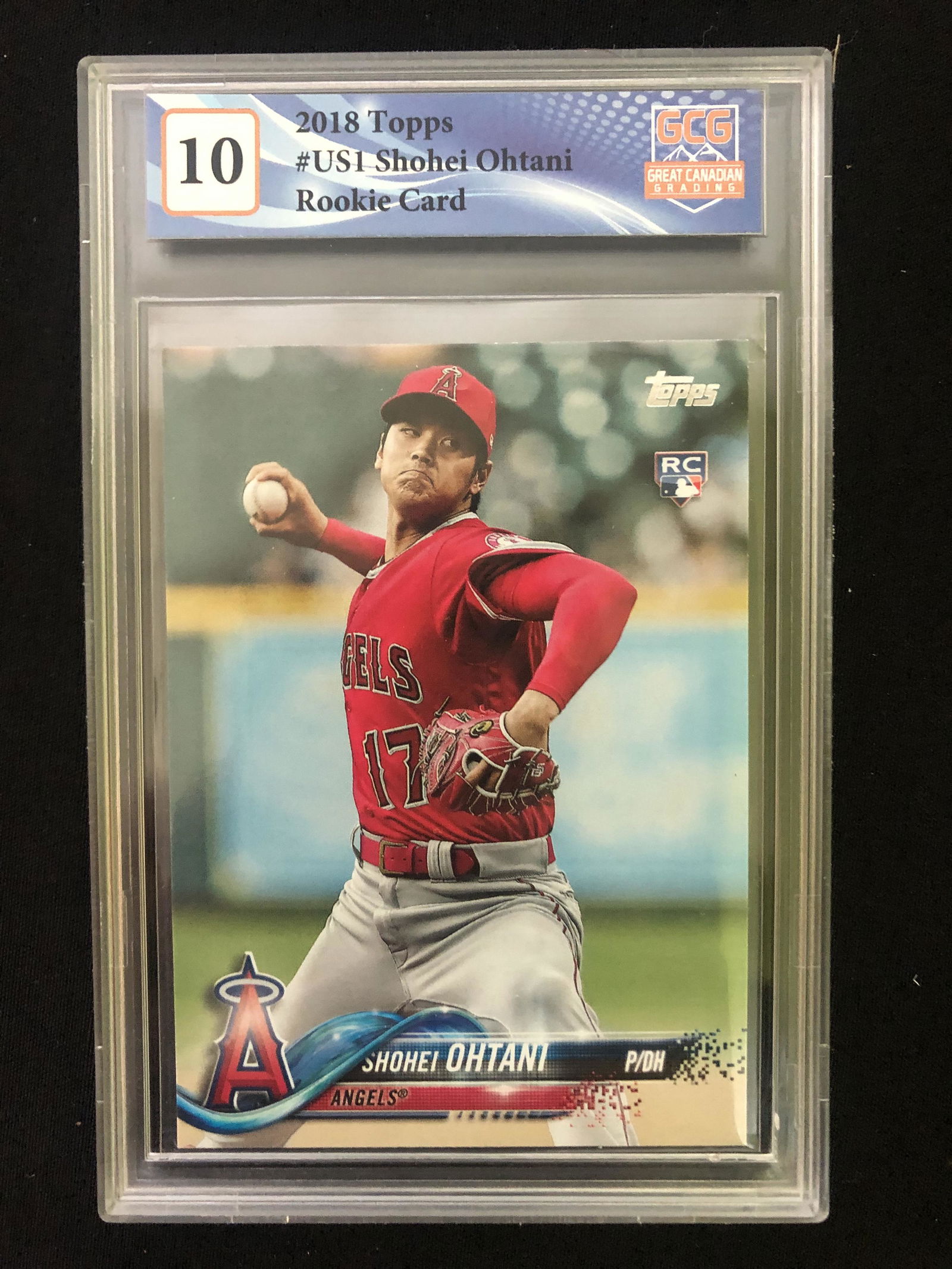 2018 TOPPS #US1 SHOHEI OHTANI RC (GCG 10) (1 of 1)