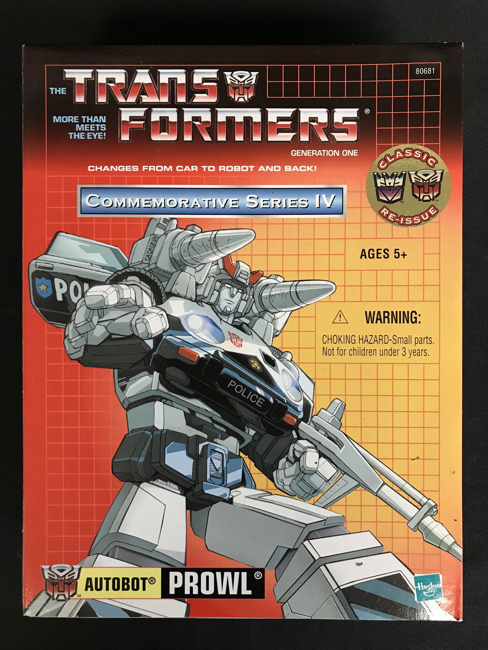 Transformers G1 Prowl | The Transformers Generation One Commemorative Series (1 of 1)