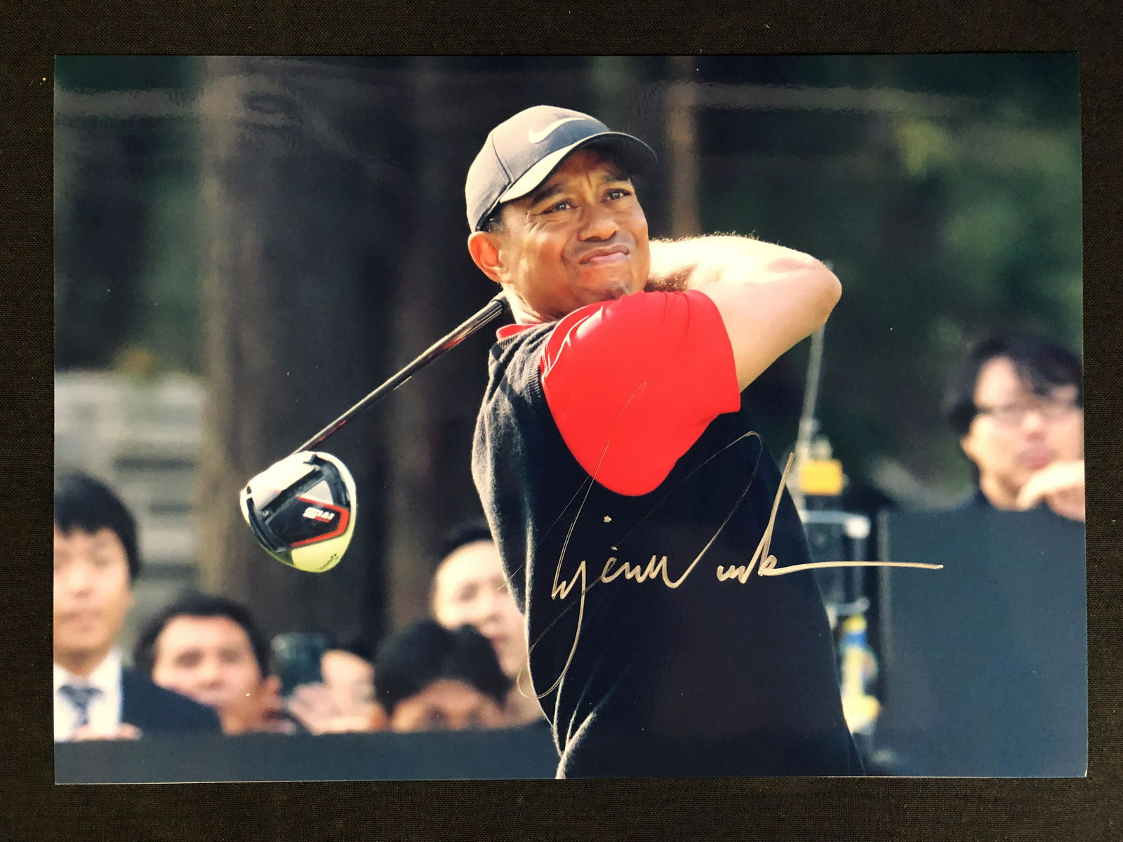 TIGER WOODS SIGNED 8 X 10 (RA COA): TIGER WOODS SIGNED 8 X 10 (RA COA)