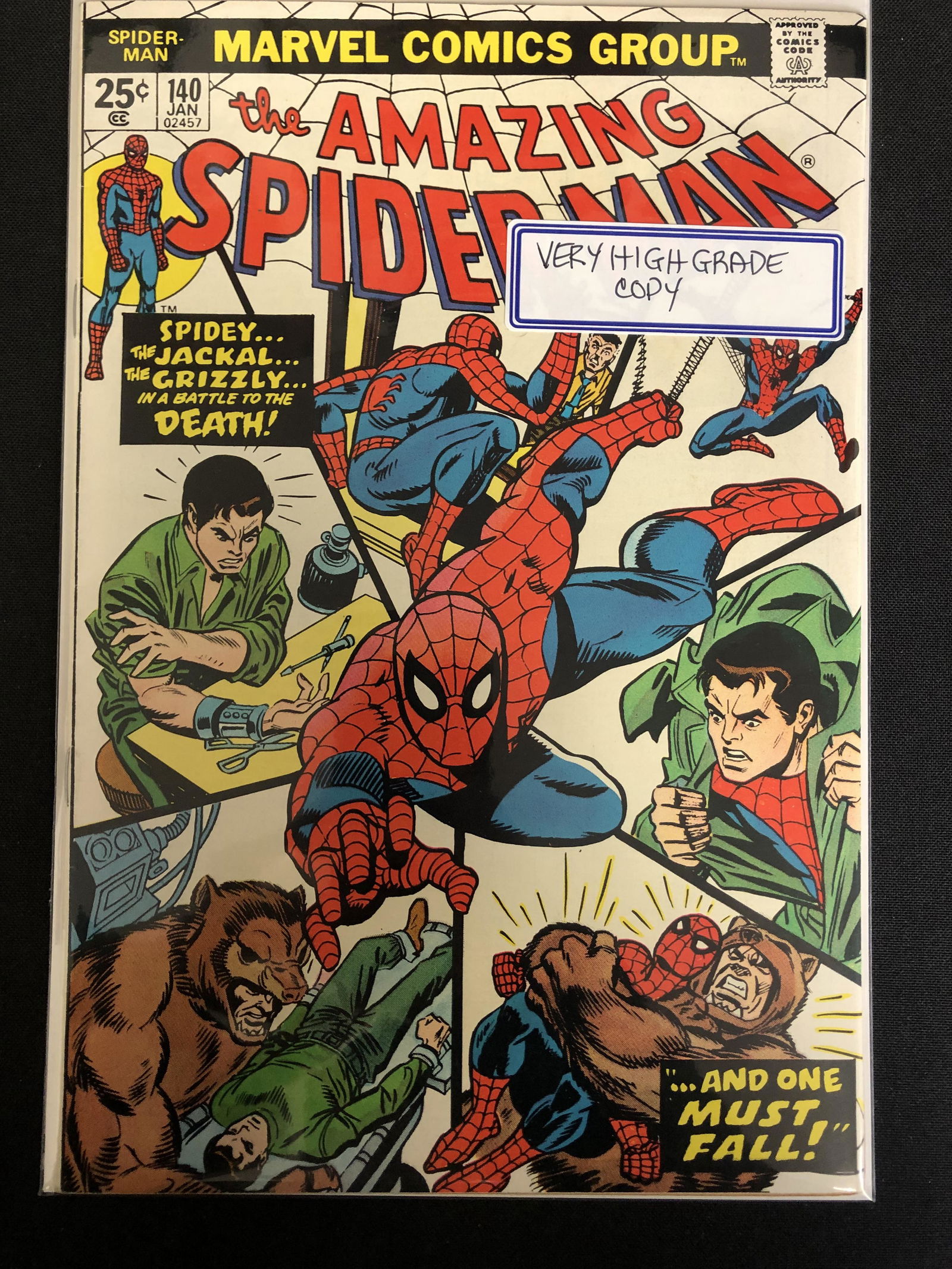MARVEL COMICS THE AMAZING SPIDER-MAN NO.140 (1 of 1)