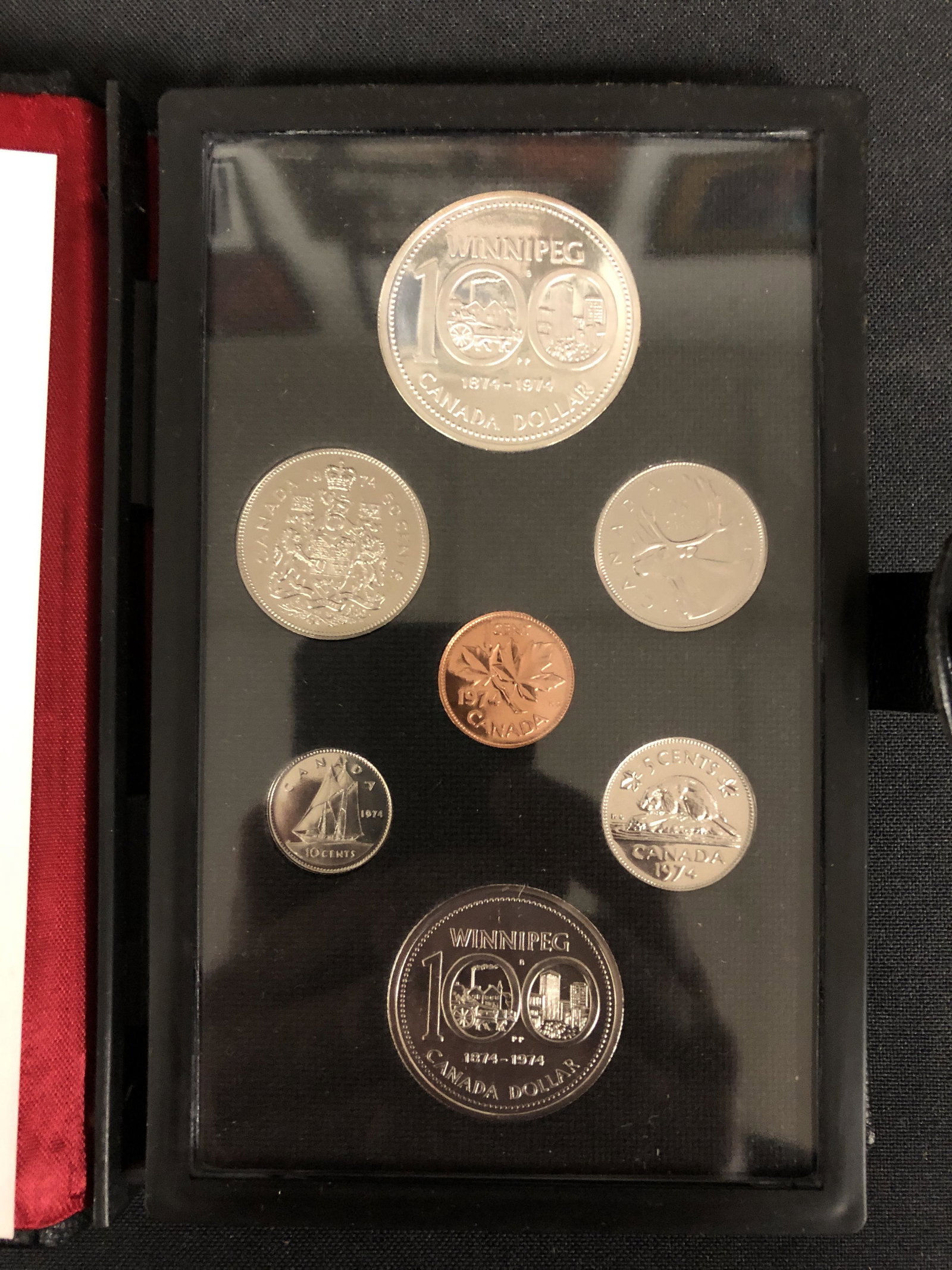 1974  CANADIAN SILVER DOUBLE DOLLAR COLLECTOR SET (1 of 2)
