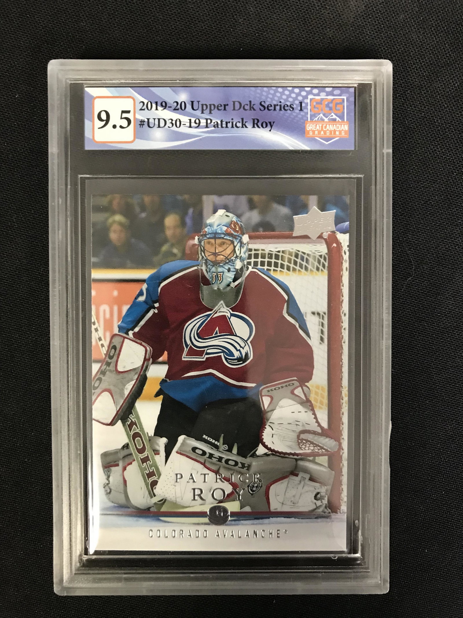 2019-20 UPPER DECK SERIES 1 NO.UD30 PATRICK ROY (GCG 9.5): 2019-20 UPPER DECK SERIES 1 NO.UD30 PATRICK ROY (GCG 9.5)