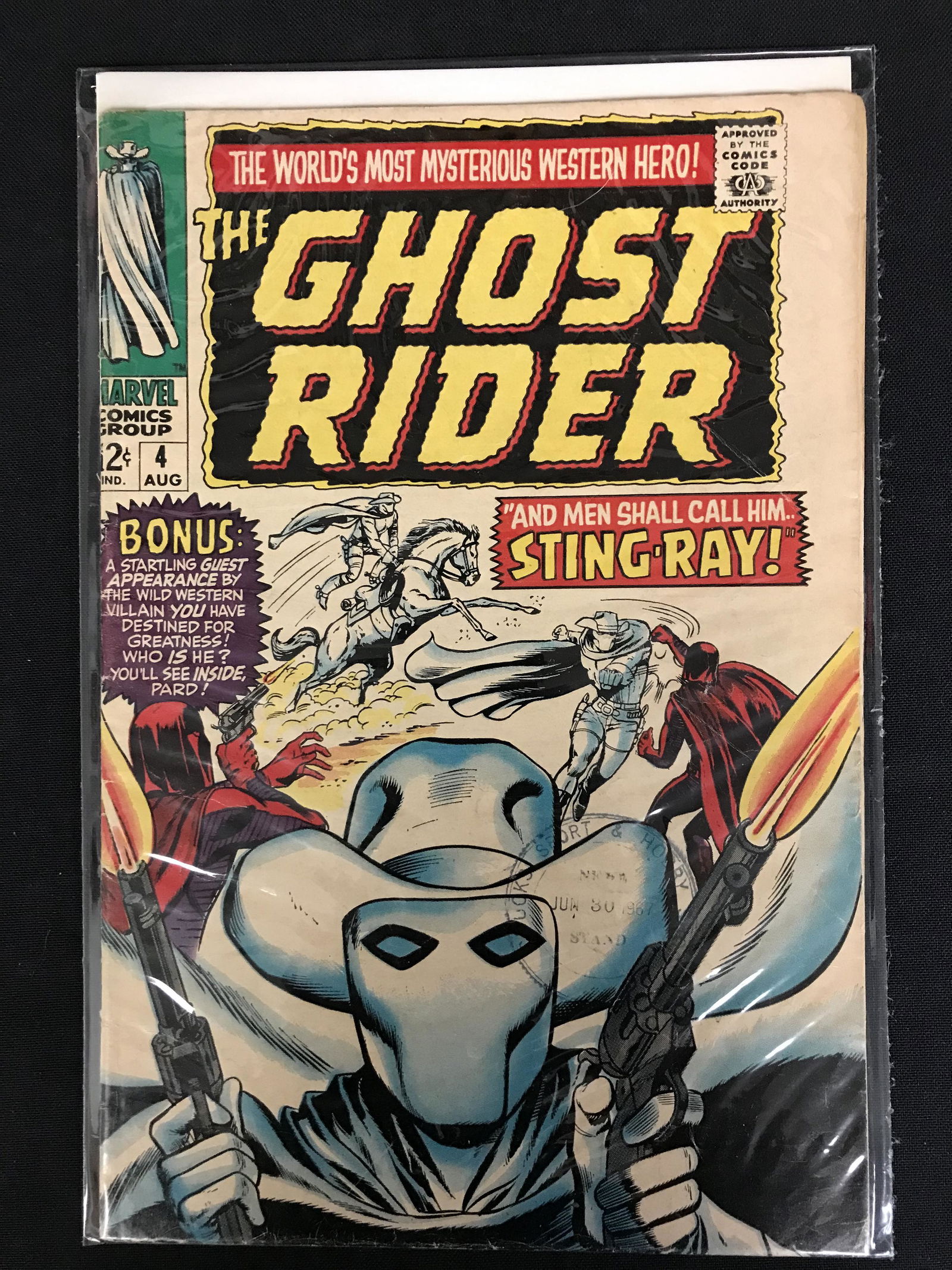 THE GHOST RIDER NO.4 (MARVEL COMICS) (1 of 1)