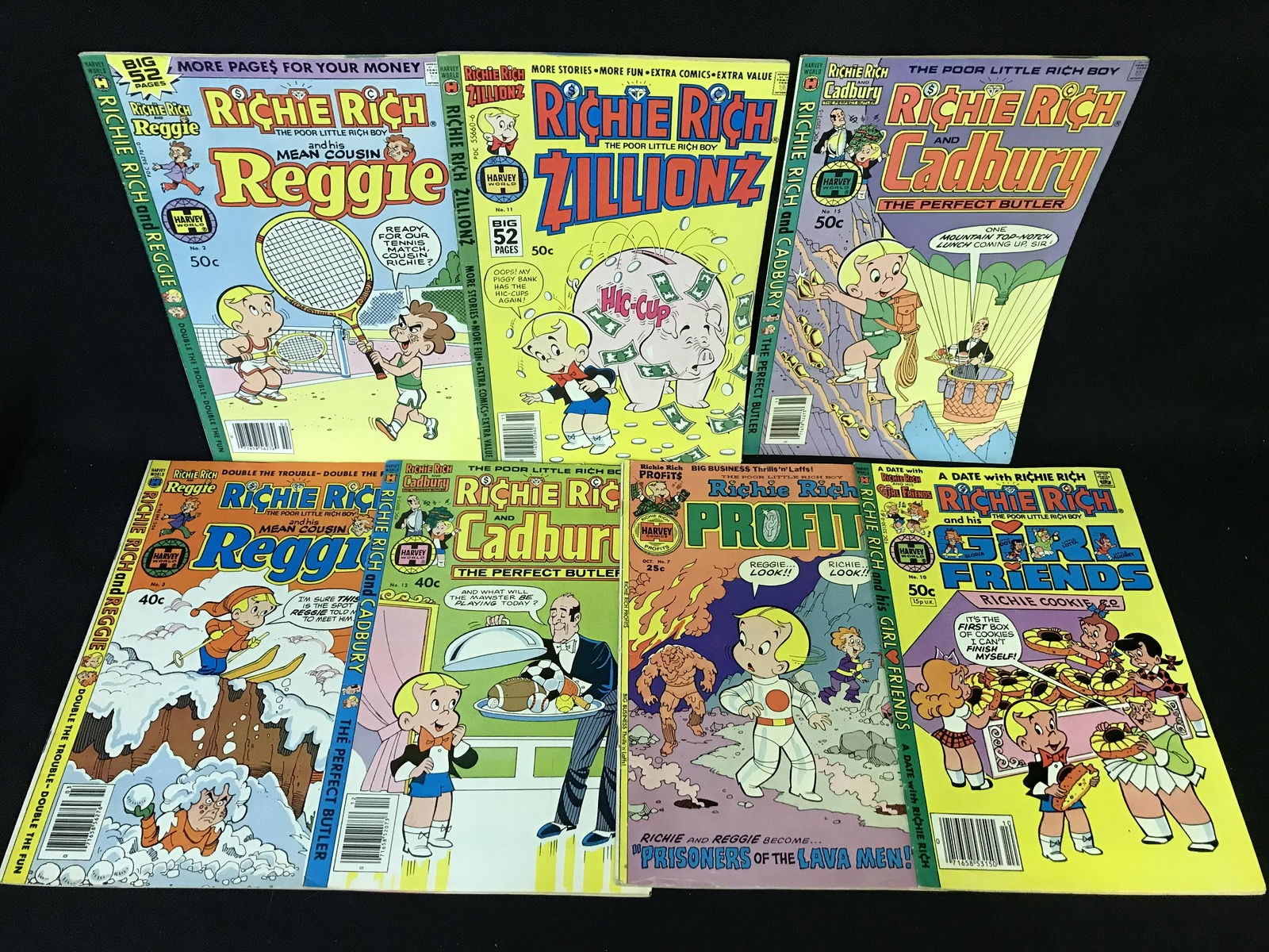RICHIE RICH COMIC BOOK LOT (HARVEY COMICS) (1 of 1)