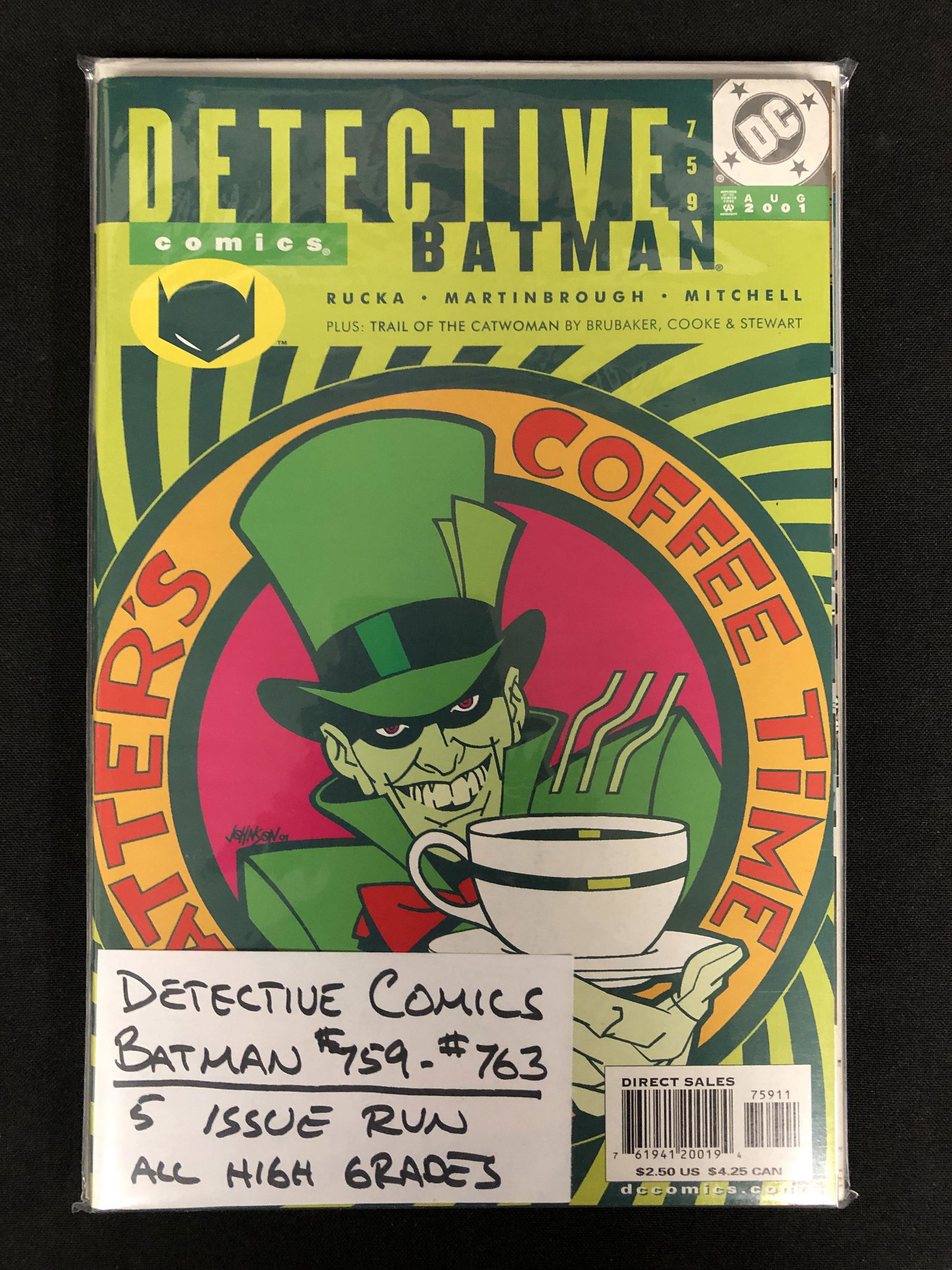 DETECTIVE COMICS NO.759-763 (DC COMICS) 5 Issue Run! (1 of 1)