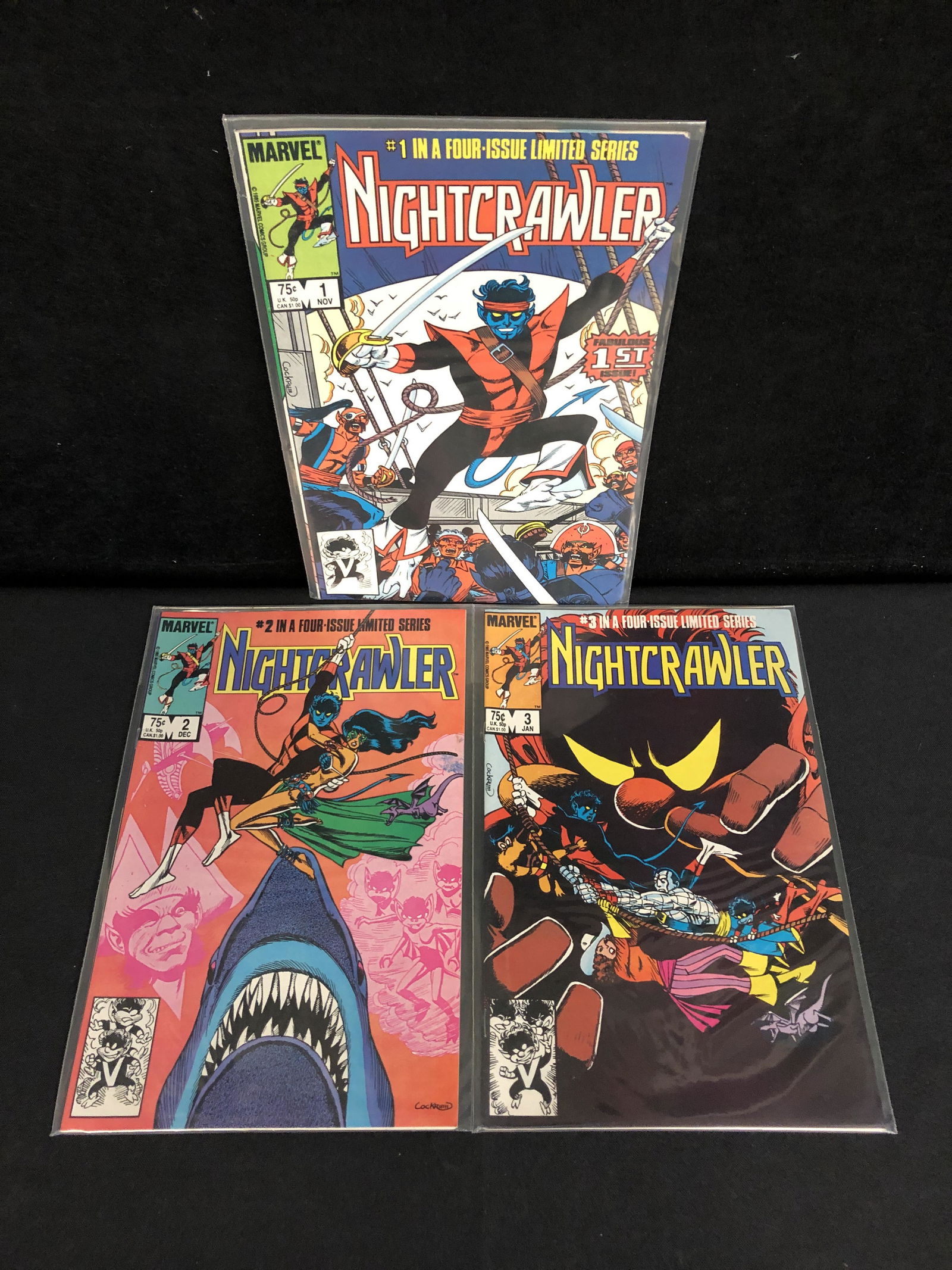 NIGHTCRAWLER NO.1-3 (MARVEL COMICS) (1 of 1)