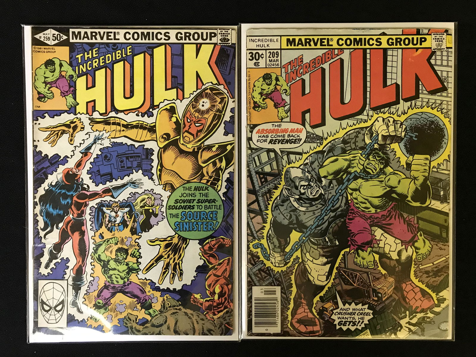 THE INCREDIBLE HULK NO.259/ NO.209 (MARVEL COMICS) (1 of 1)