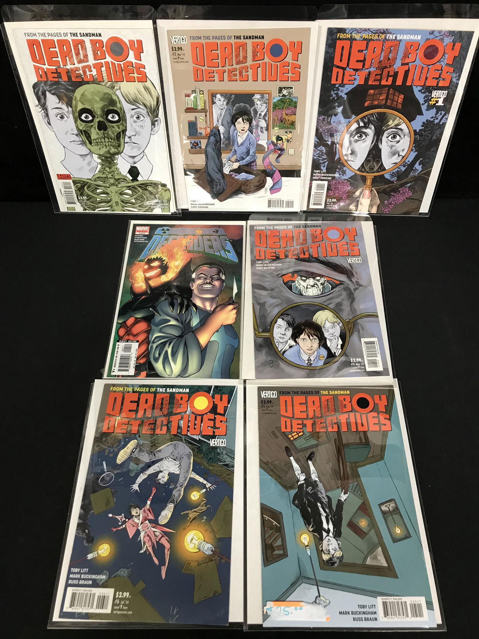 DEAD BOY DETECTIVES COMIC LOT 1-7 (NETFLIX SHOW IN THE FALL) (1 of 1)