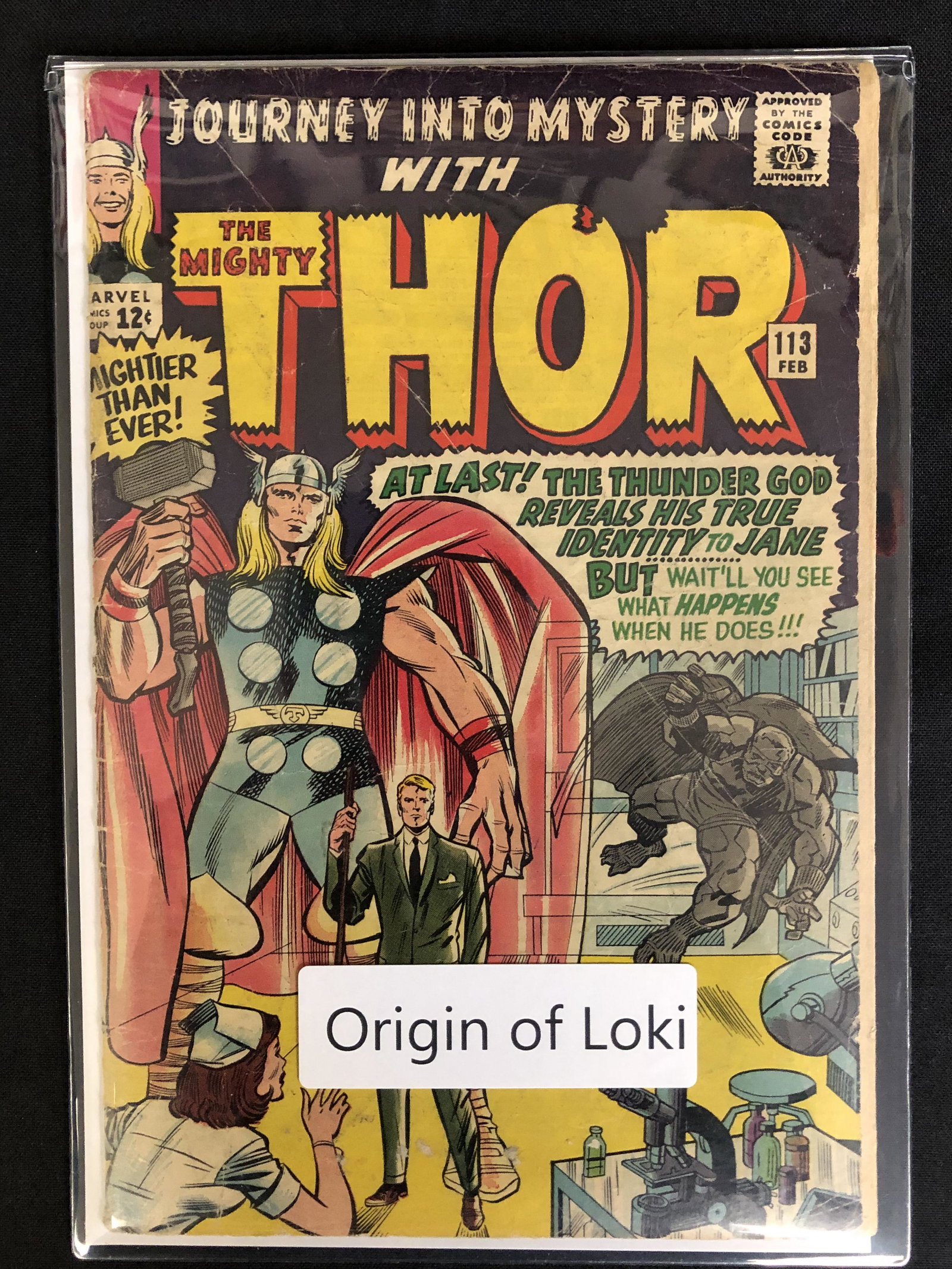 MARVEL COMICS JOURNEY INTO MYSTERY THE MIGHTY THOR NO.113: MARVEL COMICS JOURNEY INTO MYSTERY THE MIGHTY THOR NO.113