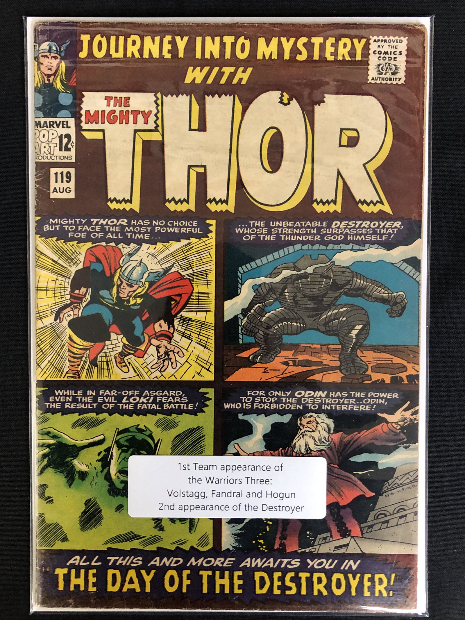 MARVEL COMICS JOURNEY INTO MYSTERY THE MIGHTY THOR NO.119: MARVEL COMICS JOURNEY INTO MYSTERY THE MIGHTY THOR NO.119