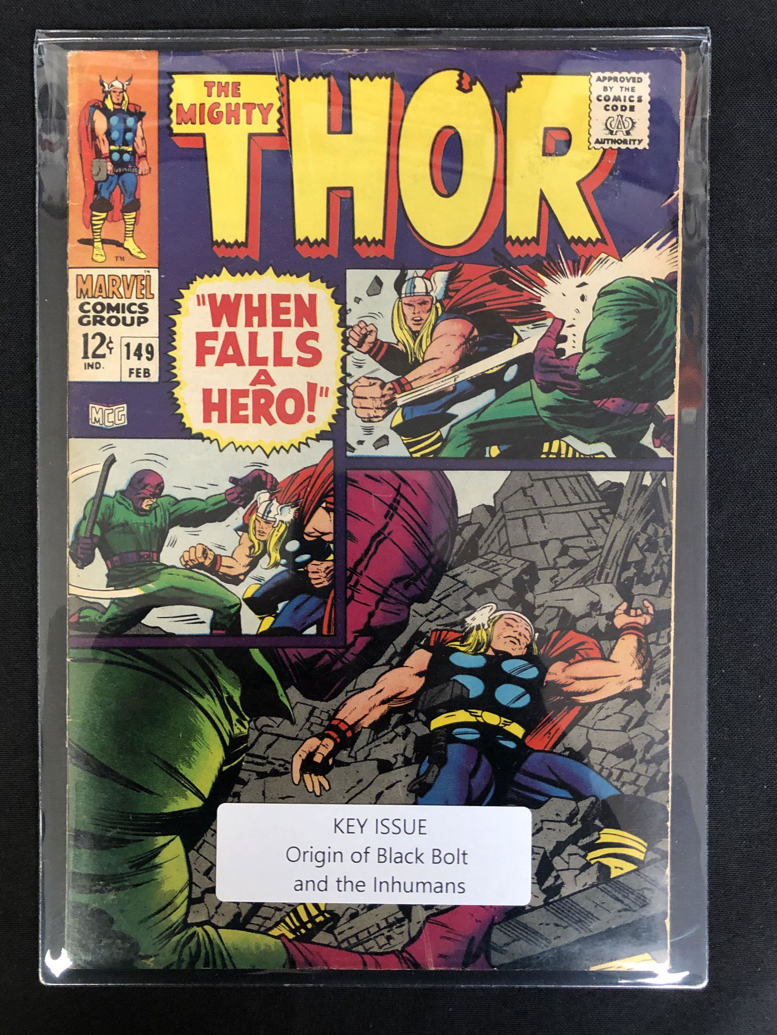 THE MIGHTY THOR #149 (MARVEL COMICS) (1 of 1)