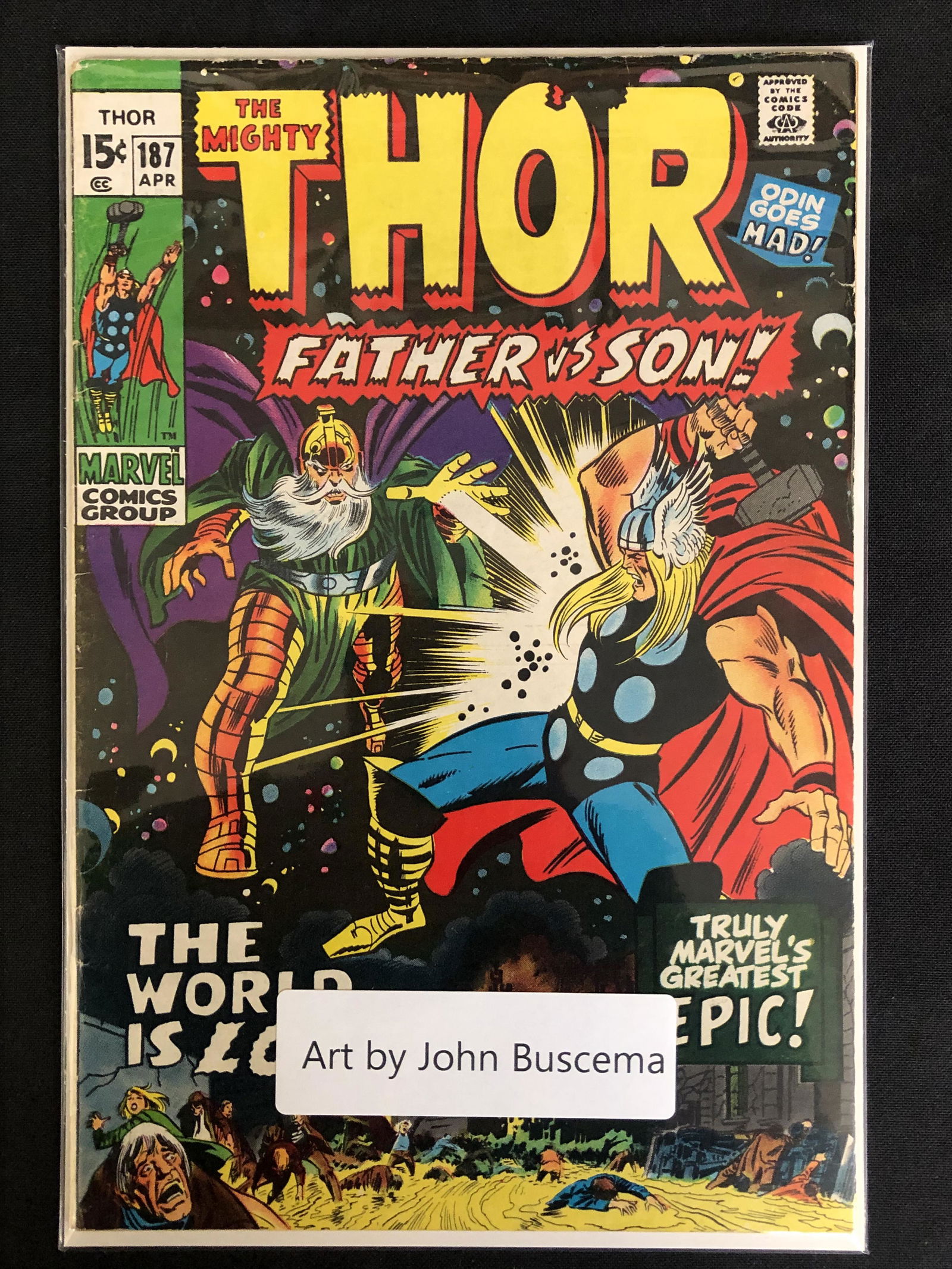 THE MIGHTY THOR #187 (MARVEL COMICS) (1 of 1)