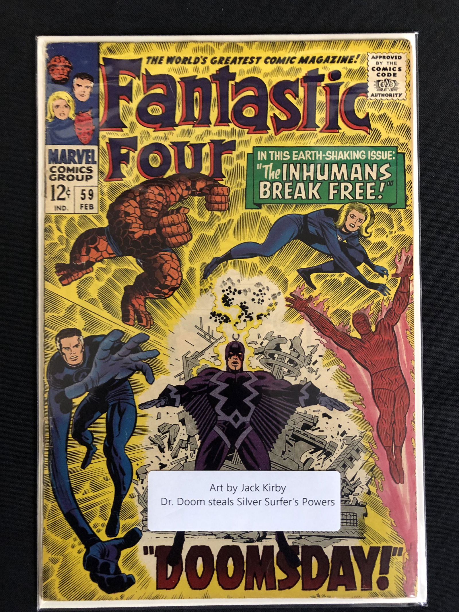FANTASTIC FOUR #59 (MARVEL COMICS) (1 of 1)