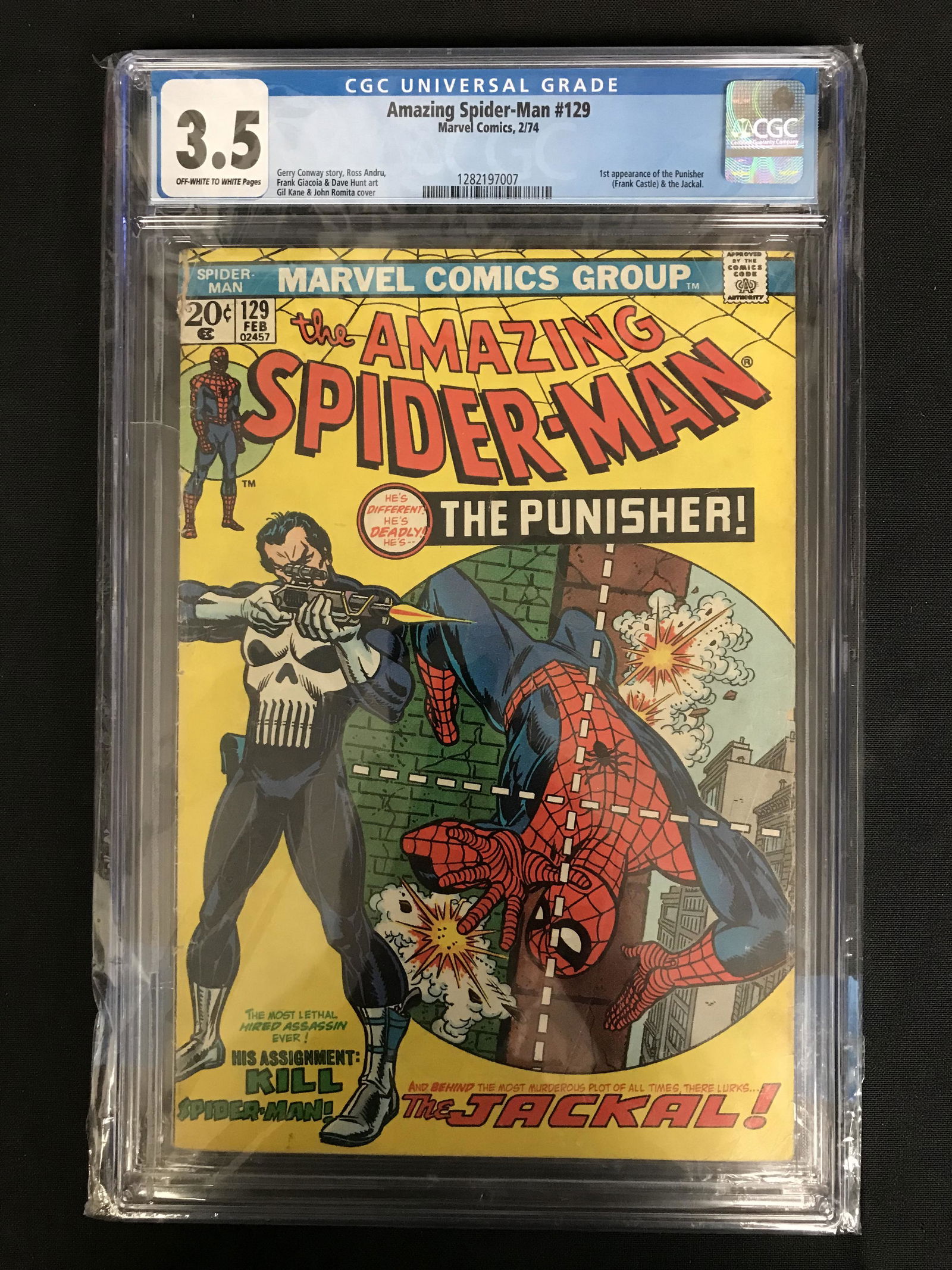 The AMAZING SPIDER-MAN #129 CGC 3.5 (MARVEL COMICS, 1974) (1 of 1)