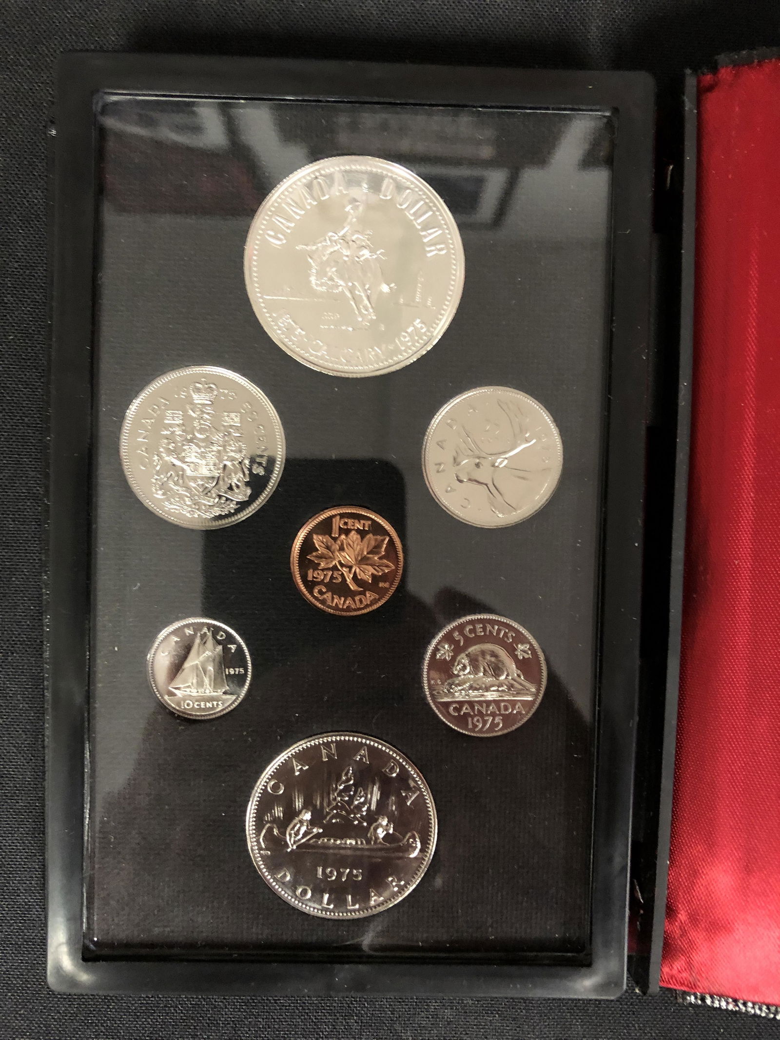 1975 Canada 7-Coin Double Dollar SILVER  Proof Set (1 of 2)