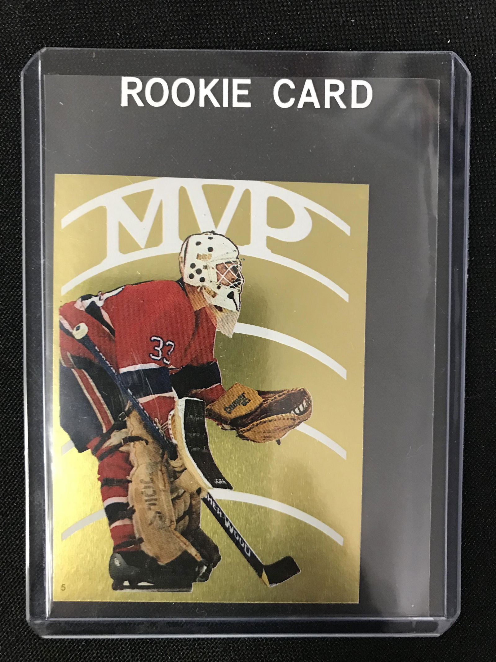 1986-1987 OPC Sticker Patrick Roy MVP #5 Rookie (1 of 1)