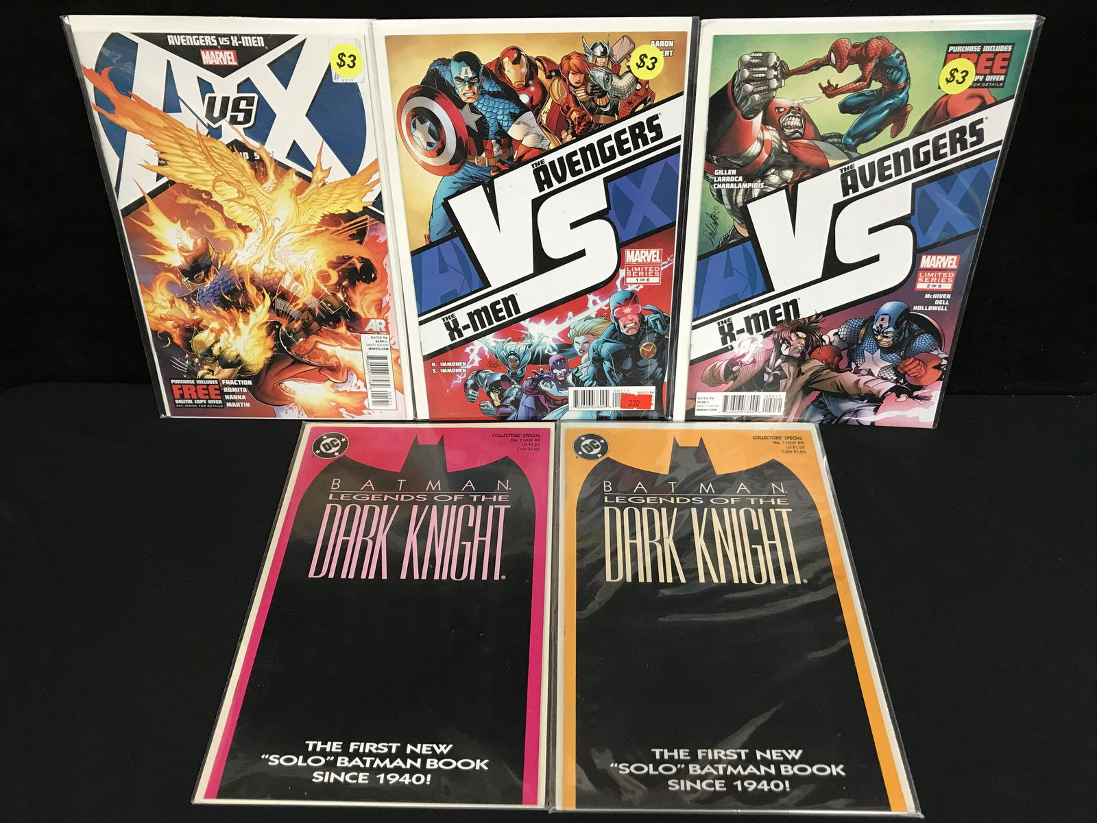 AVENGERS VS. X-MEN/ LEGENDS OF THE DARK KNIGHT COMIC BOOK LOT (1 of 1)