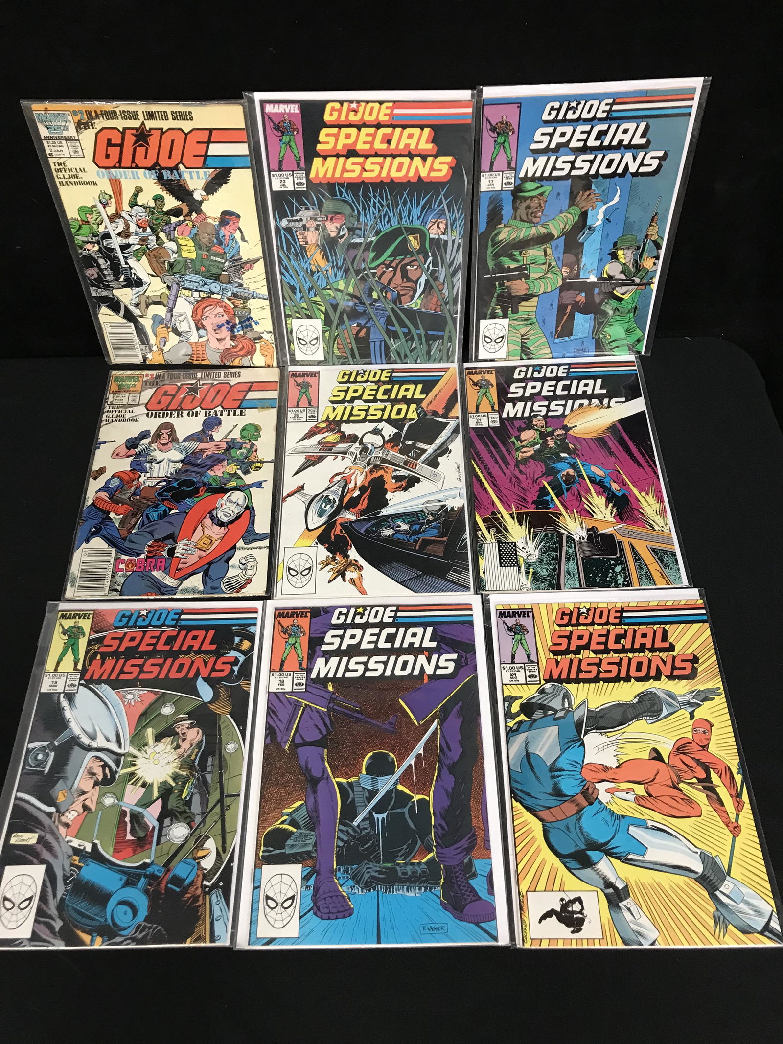 ASSORTED G.I JOE COMIC BOOK LOT (MARVEL COMICS) (1 of 1)