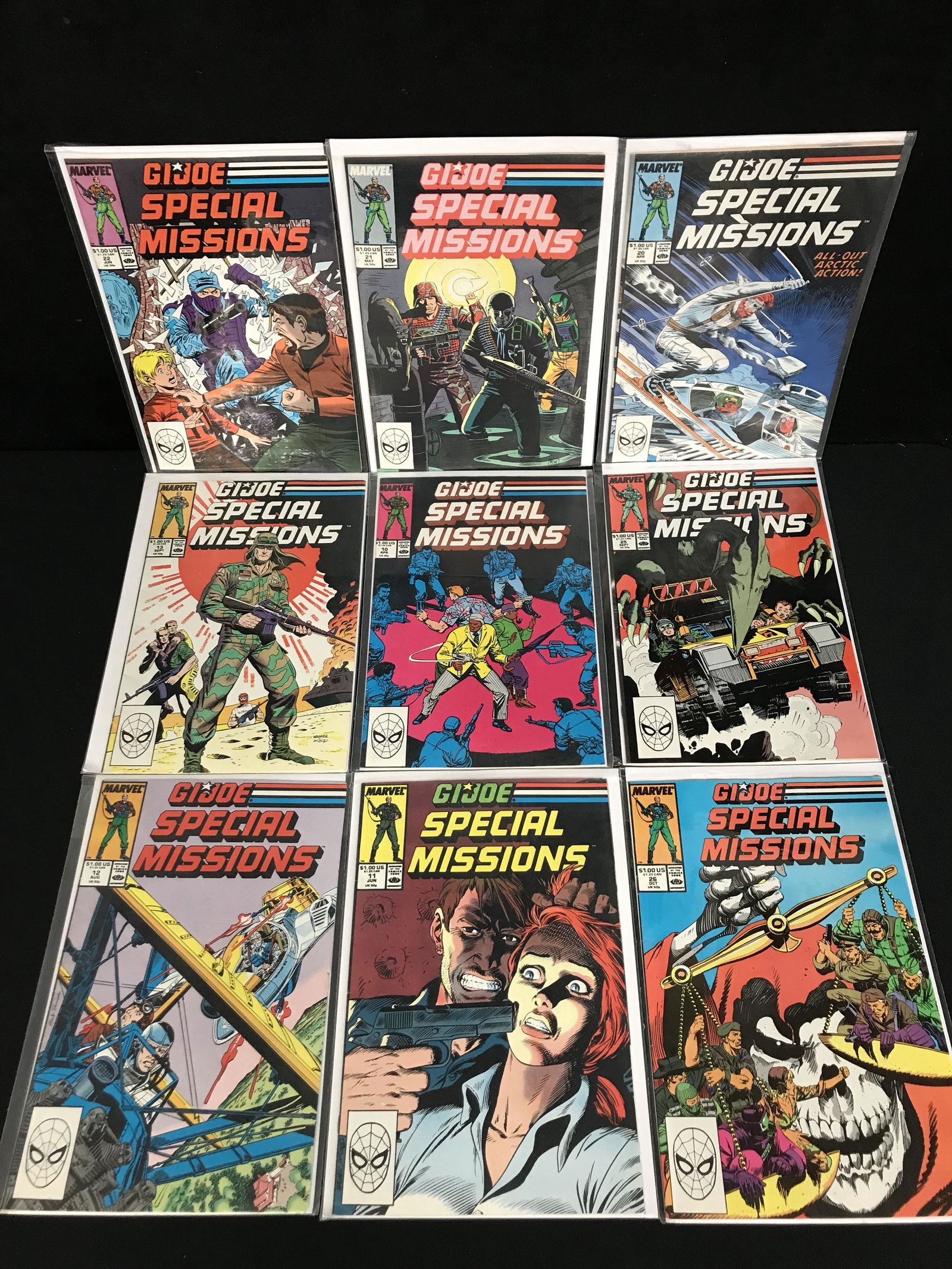 ASSORTED G.I JOE COMIC BOOK LOT (MARVEL COMICS) (1 of 1)
