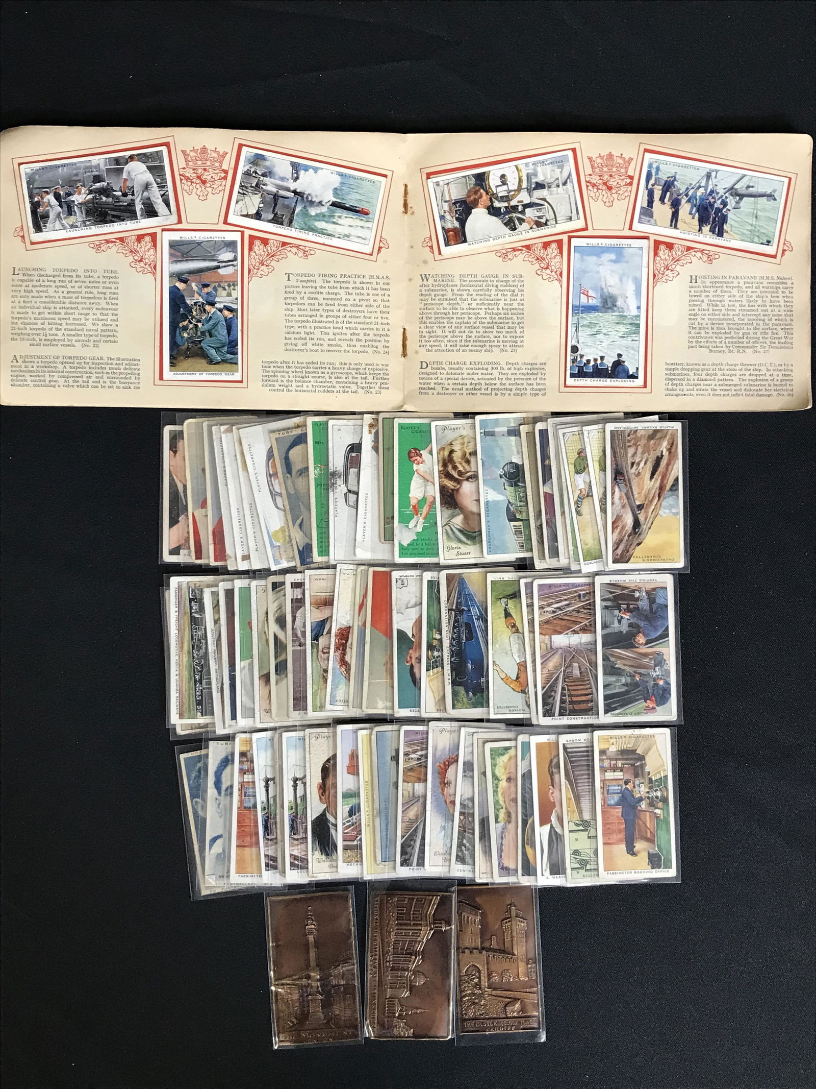LARGE VINTAGE CIGARETTE CARD LOT (1 of 1)
