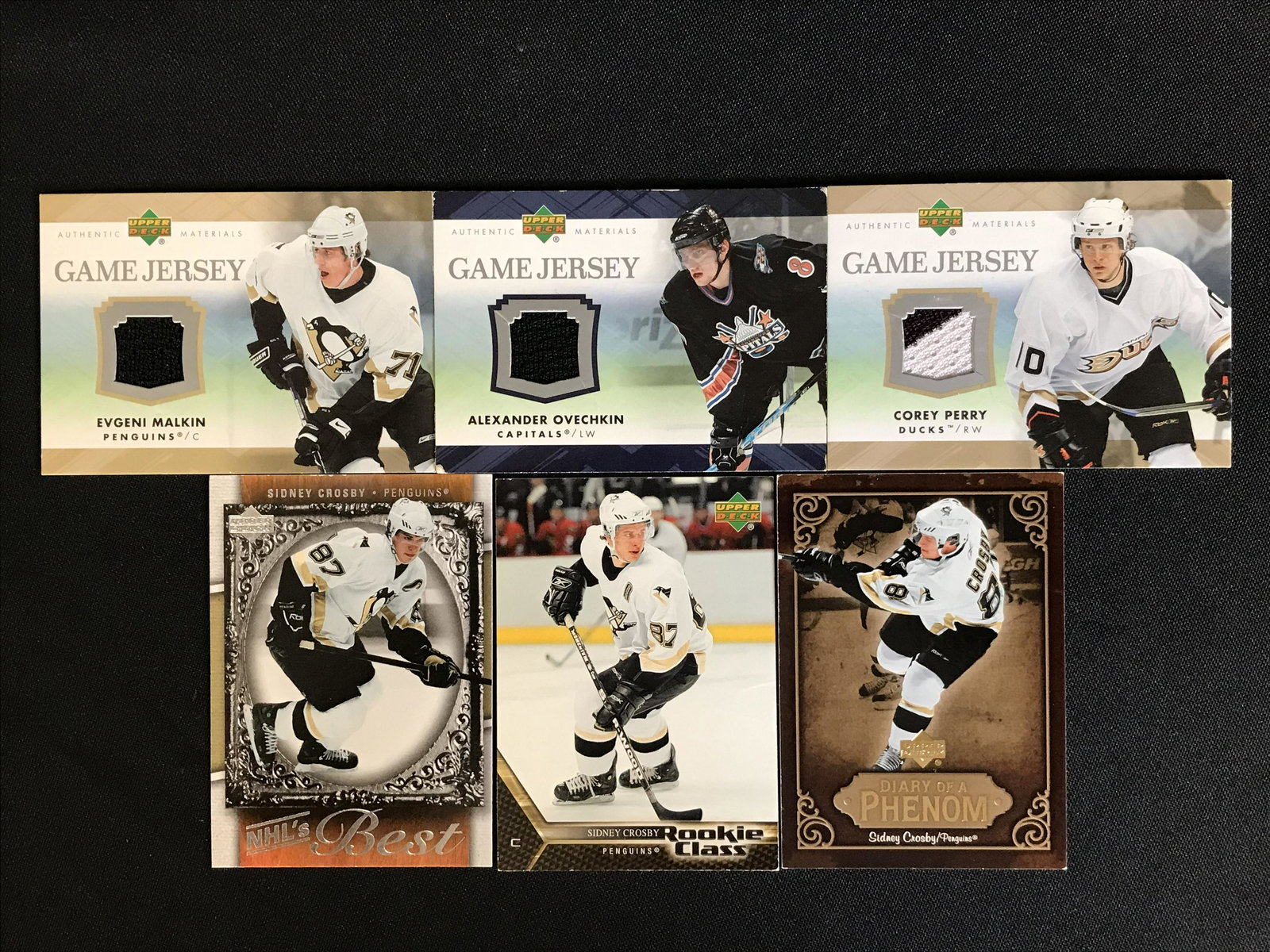 NHL STAR CARD, ROOKIE CARD AND JERSEY CARD LOT (1 of 1)
