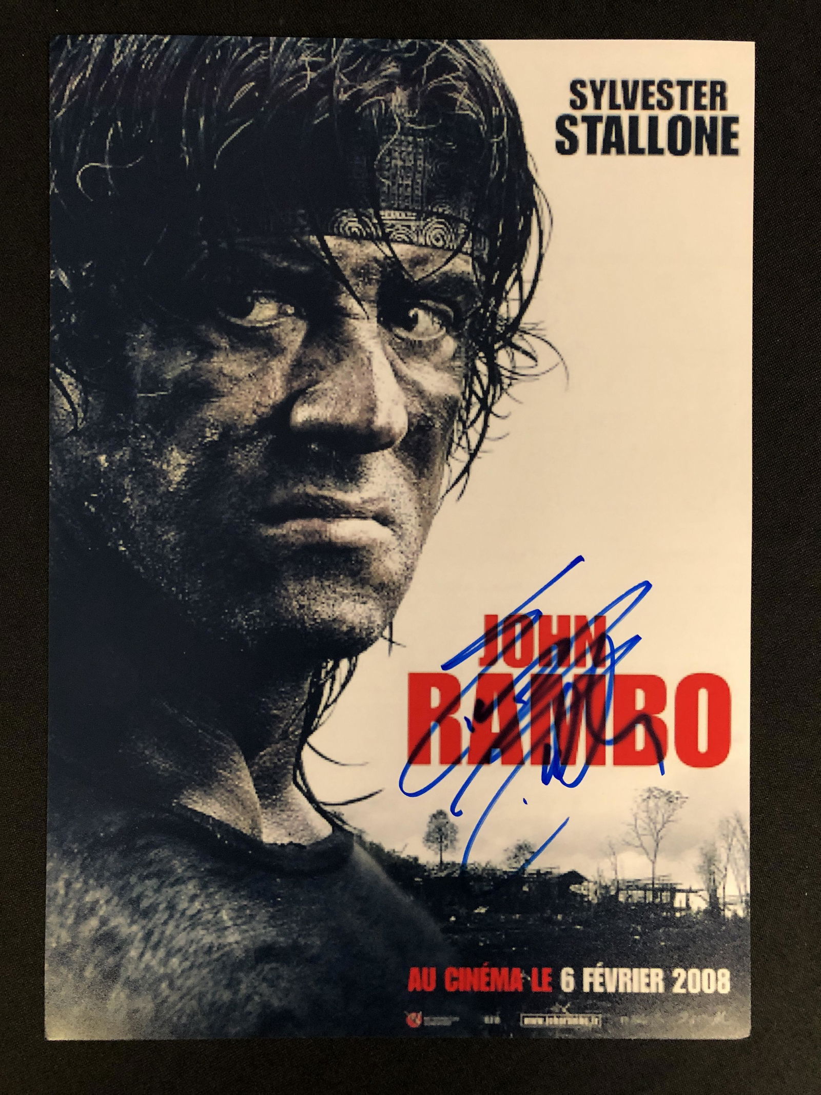 SYLVESTER STALLONE SIGNED RAMBO 8 X 10 (RA COA) (1 of 3)