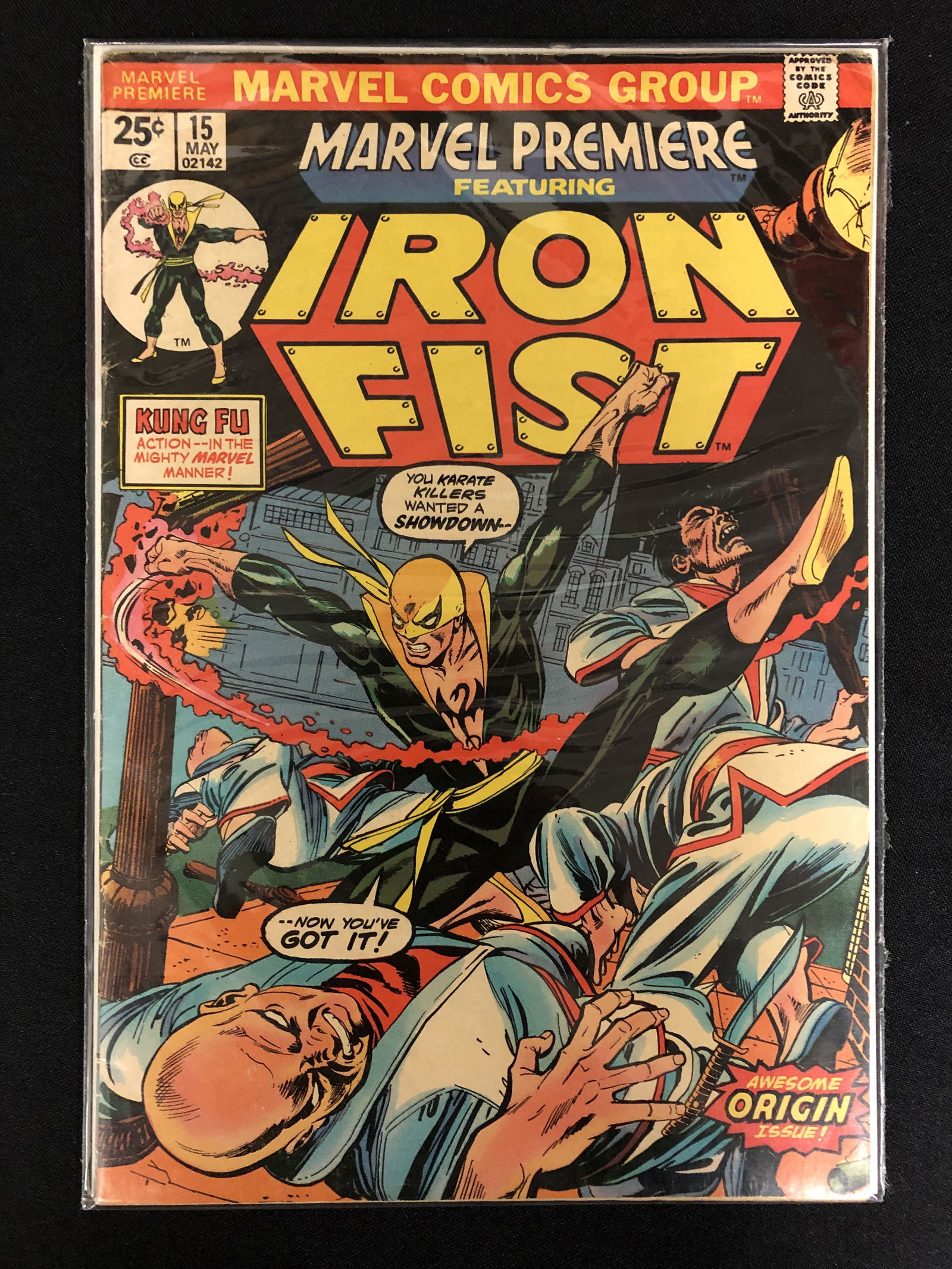 MARVEL COMICS MARVEL PREMIERE FEATURING IRON FIST (1ST APPEARANCE OF IRON FIST ) (1 of 1)