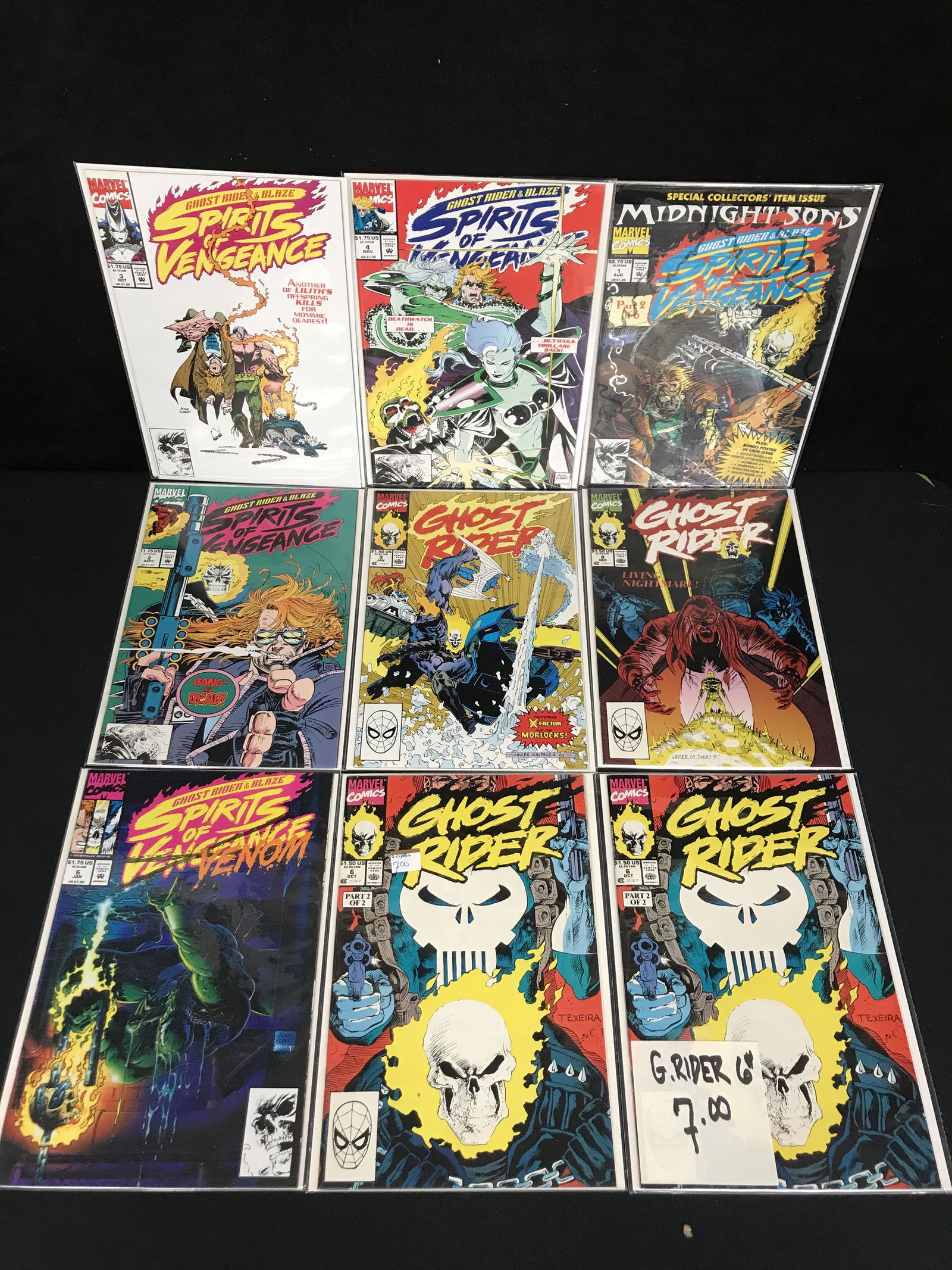GHOST RIDER COMIC BOOK LOT (MARVEL COMICS) (1 of 1)