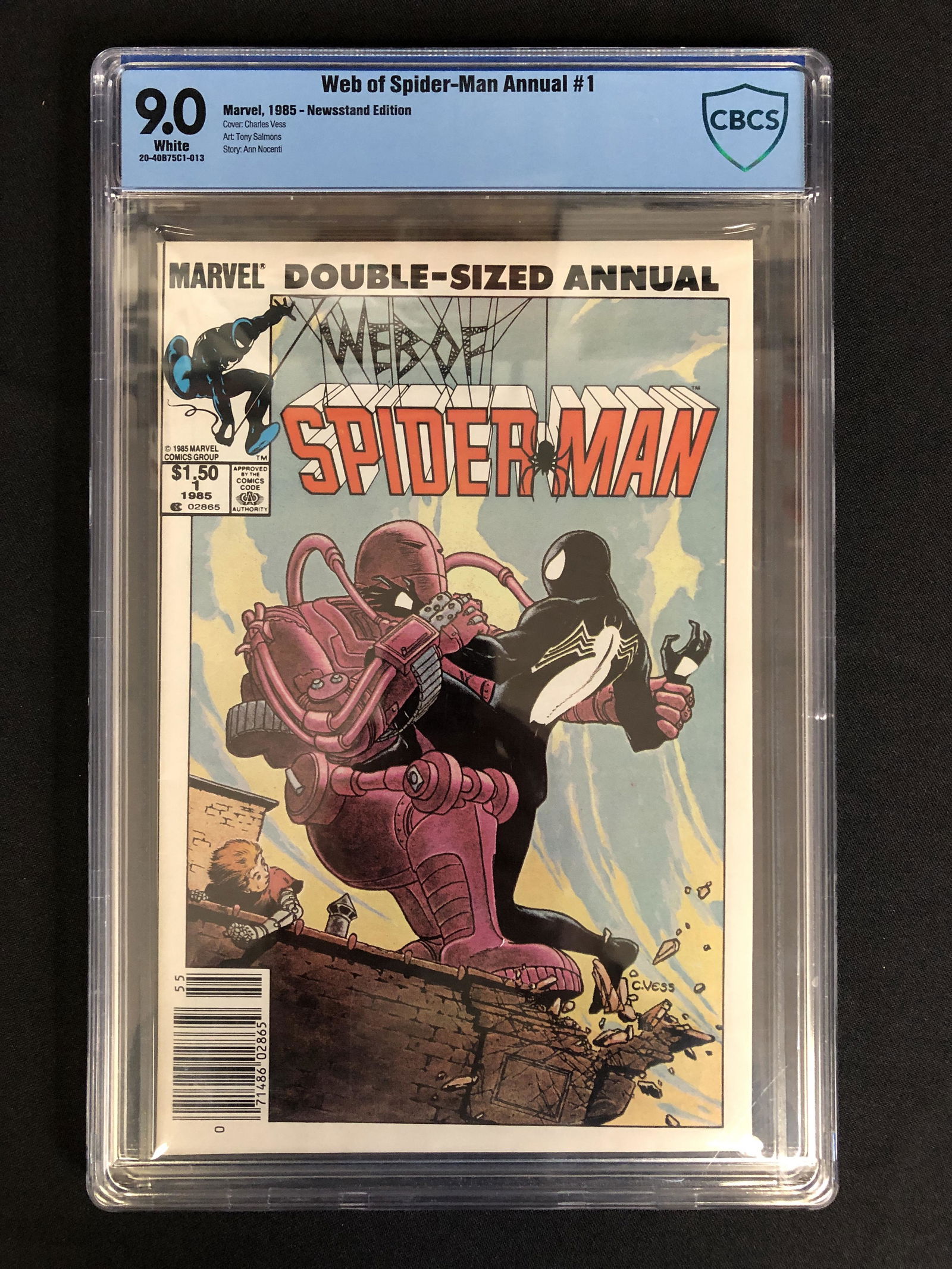 MARVEL COMICS WEB OF SPIDER-MAN NO.1 (CBCS 9.0) (1 of 1)