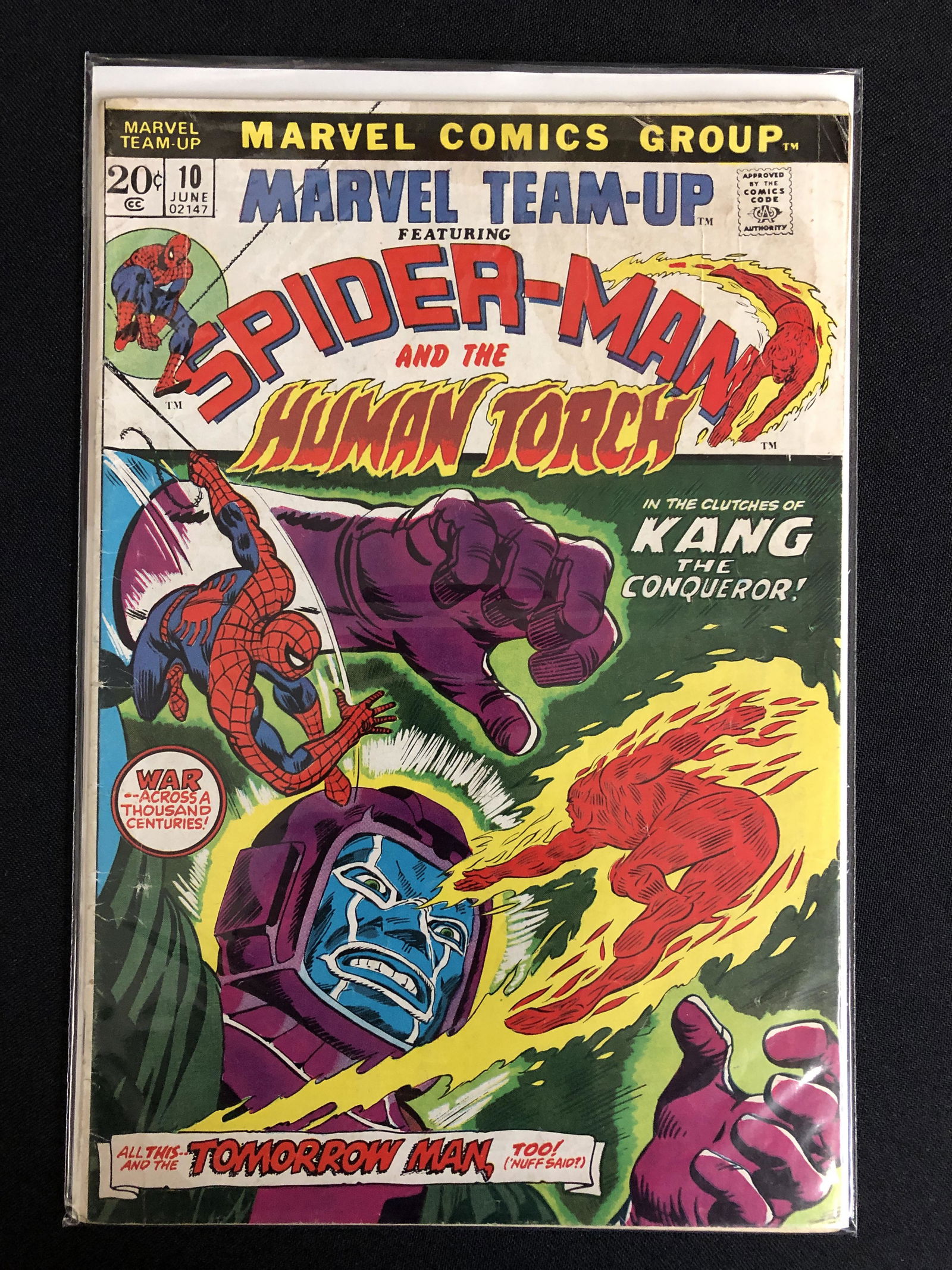MARVEL COMICS MARVEL TEAM UP NO.10 SPIDER-MAN AND HUMAN TORCH (1 of 1)