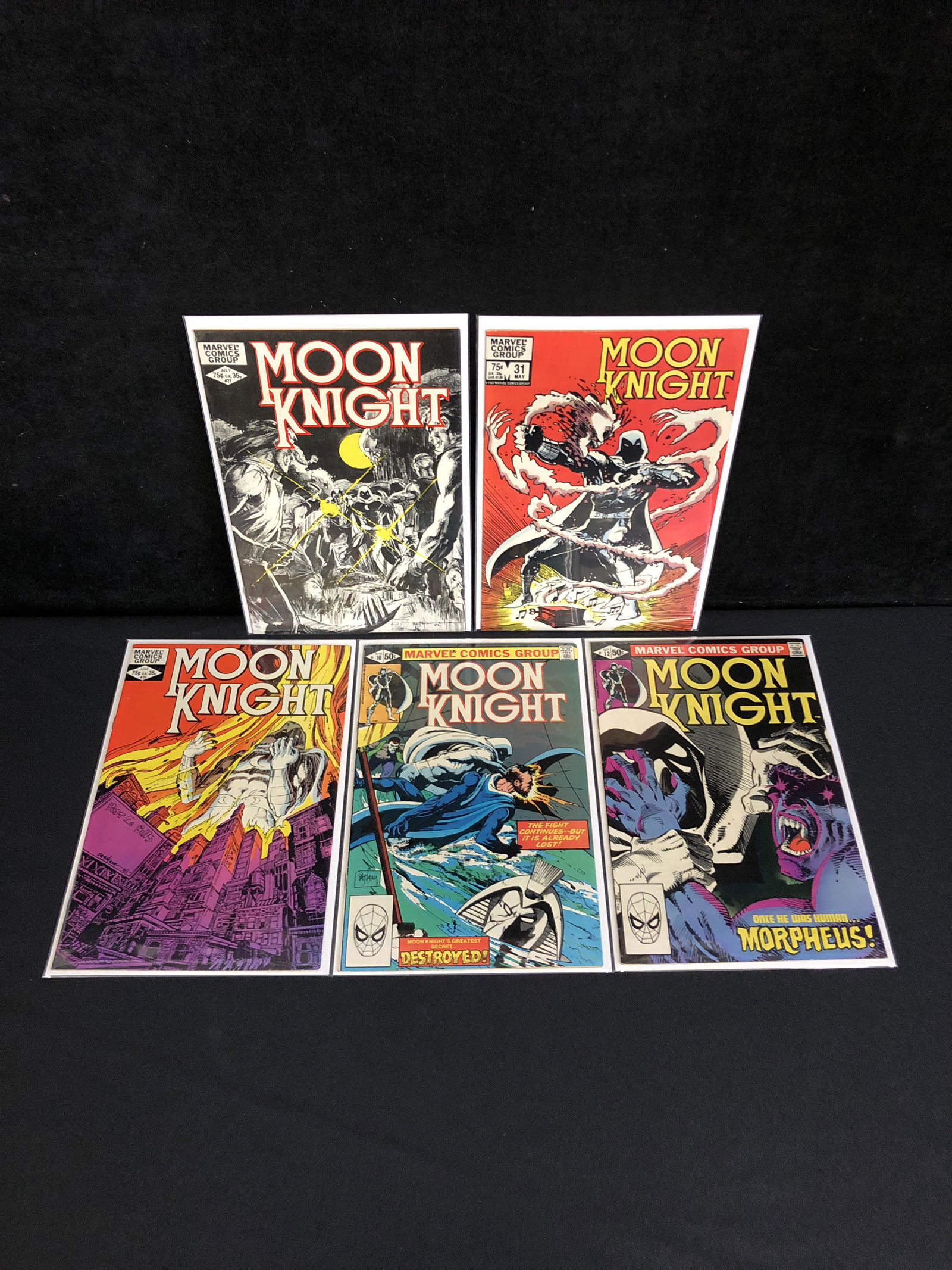 MARVEL COMICS MOONKNIGHT COMIC BOOK LOT (1 of 1)