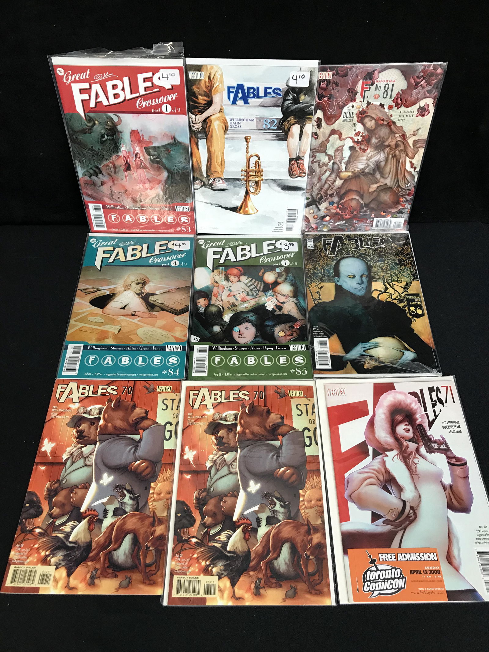 FABLES COMIC BOOK LOT (VERTIGO COMICS) (1 of 1)