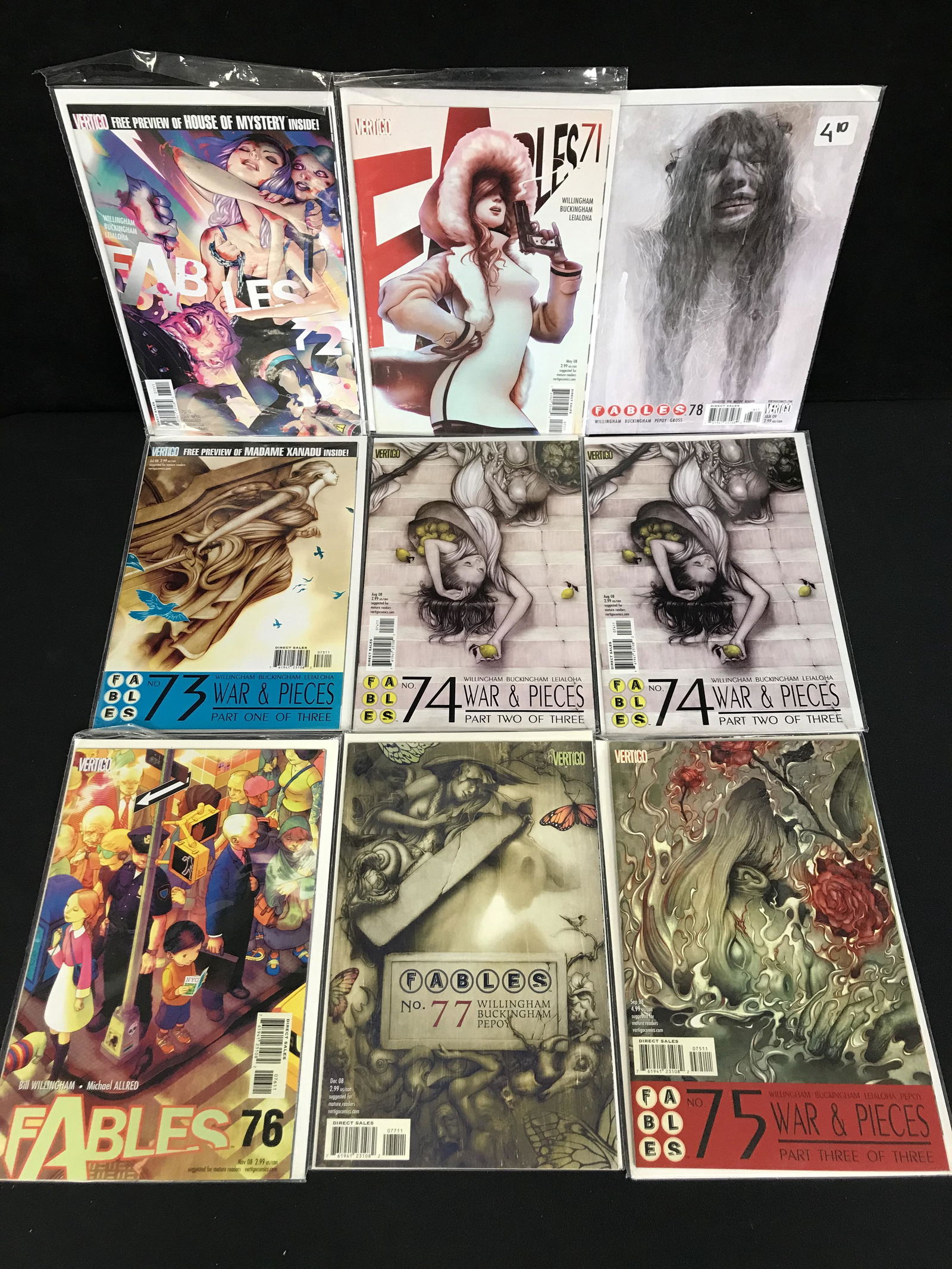 FABLES COMIC BOOK LOT (VERTIGO COMICS) (1 of 1)