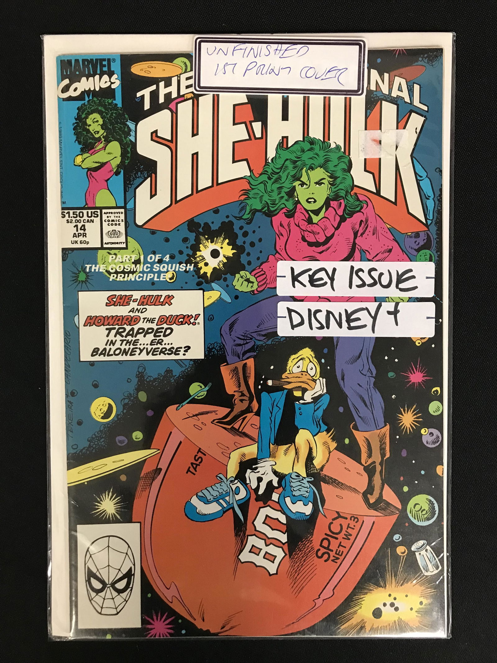 THE SENSATIONAL SHE-HULK NO.14 MARVEL COMICS) (1 of 1)