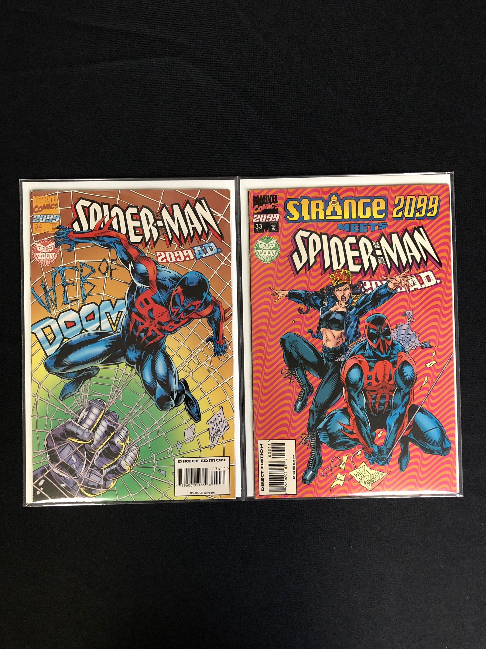 SPIDERMAN 2099 AD NO.34/ NO.33 (MARVEL COMICS) (1 of 1)
